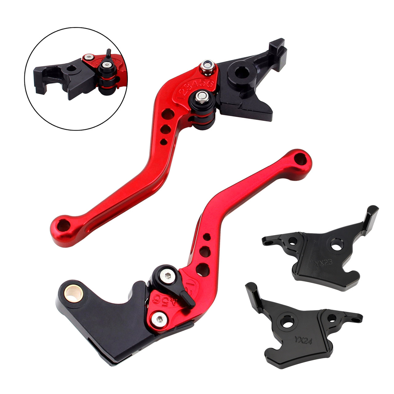 2023-2025 YAMAHA XMAX 300 NEW Short Clutch Brake Lever Red Generic