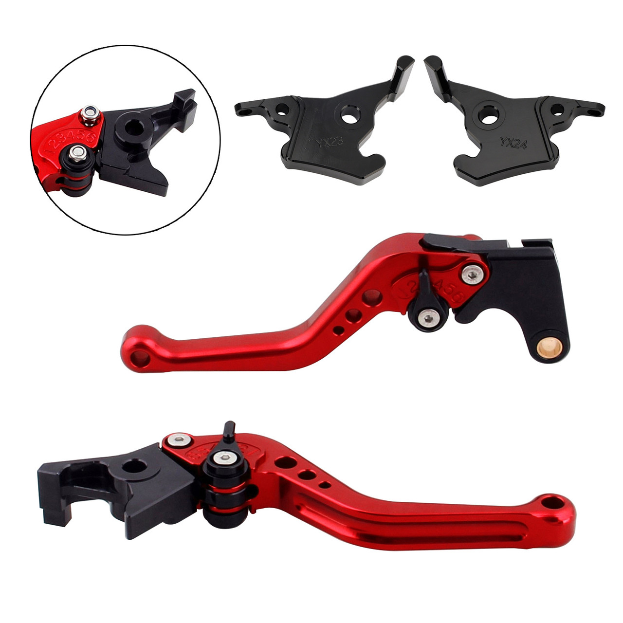 2023-2025 YAMAHA XMAX 300 NEW Short Clutch Brake Lever Red Generic