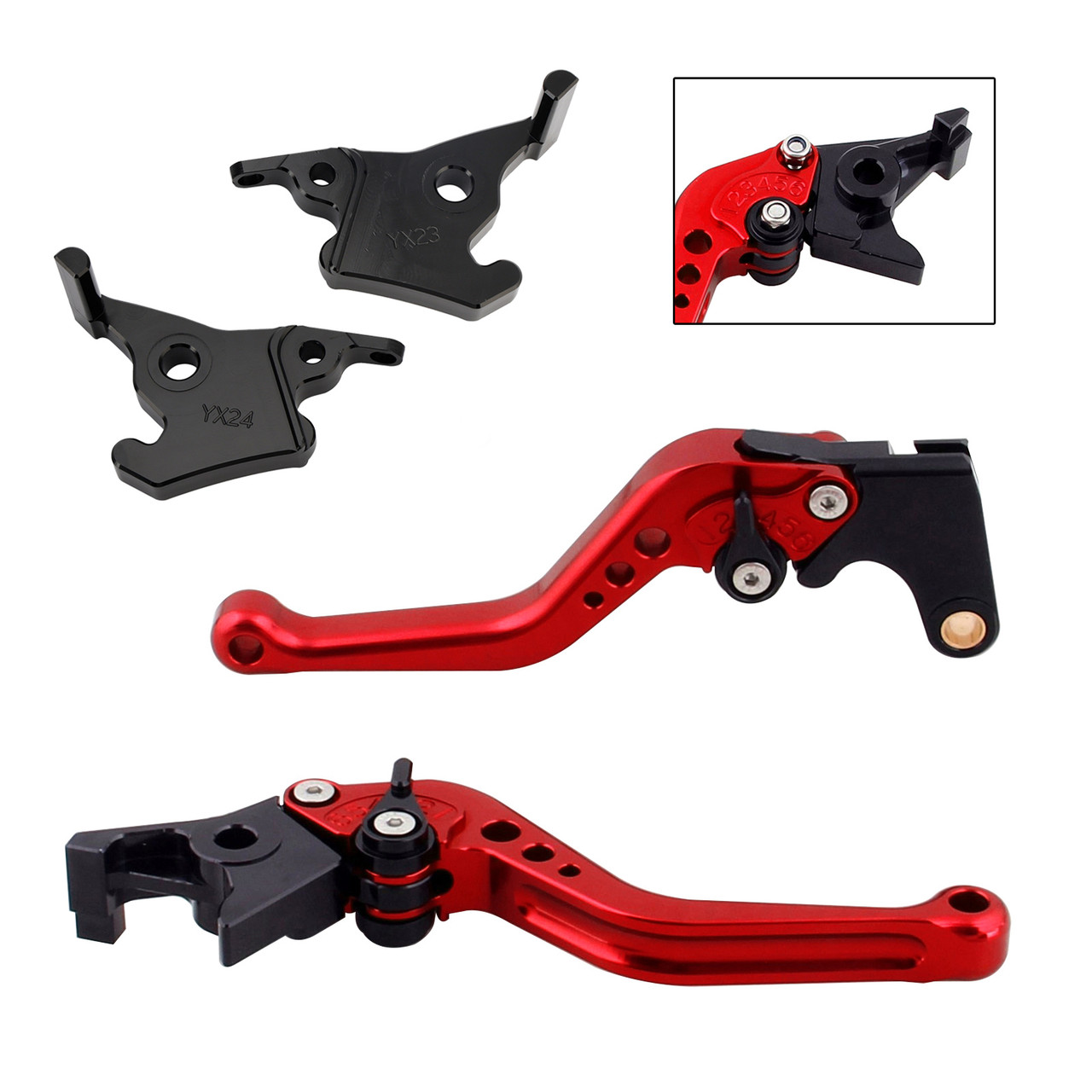 2023-2025 YAMAHA XMAX 300 NEW Short Clutch Brake Lever Red Generic