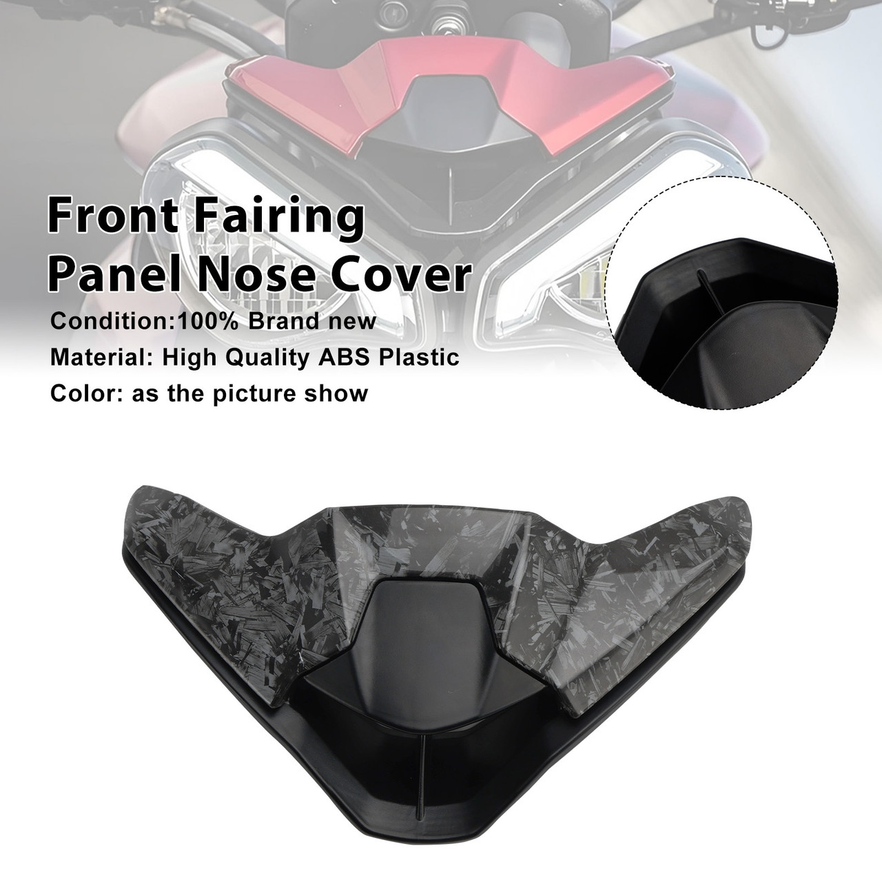 2023-2025 Triumph Street Triple 765 R/RS Front Fairing Panel Nose Cover Forge Generic