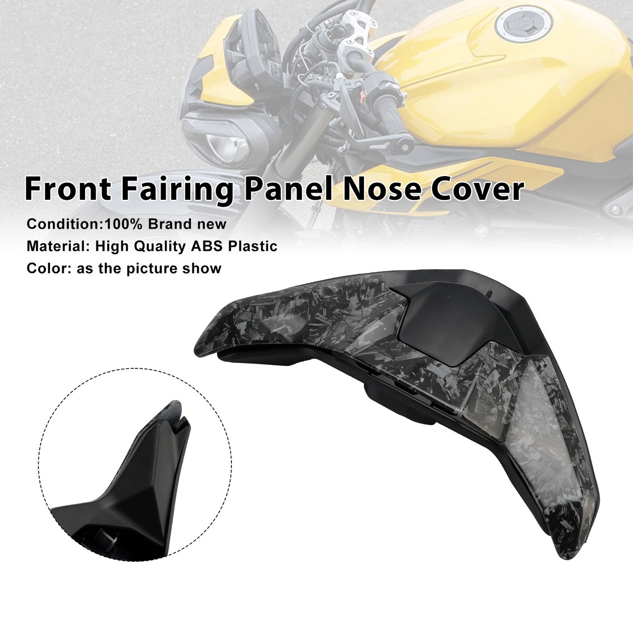 2023-2025 Triumph Street Triple 765 R/RS Front Fairing Panel Nose Cover Forge Generic