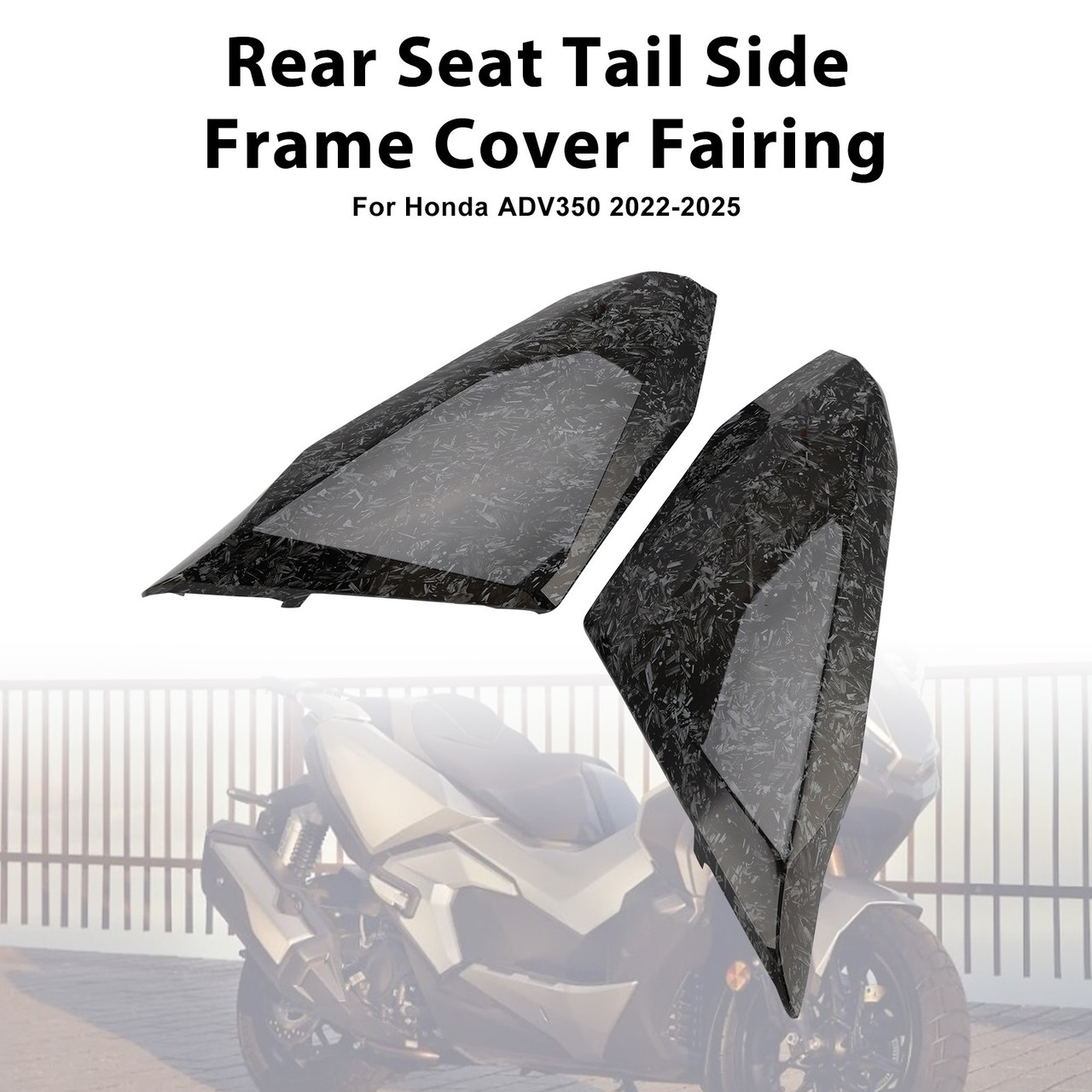 2022-2025 Honda ADV350 Rear Seat Tail Side Frame Cover Fairing Carbon Generic
