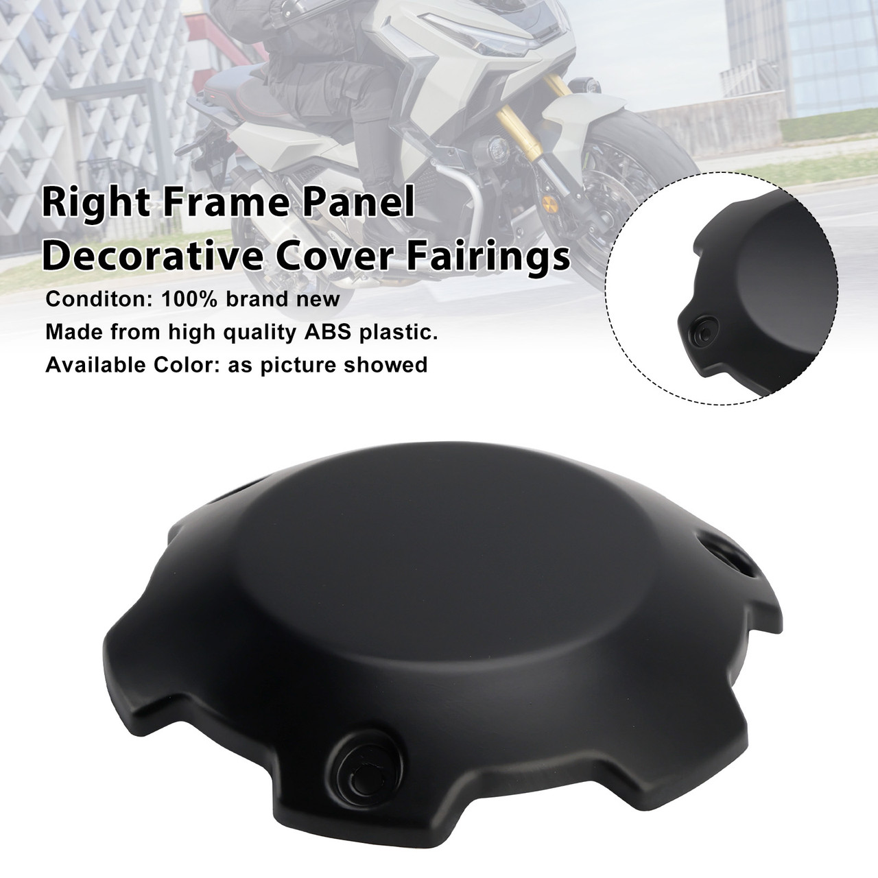 2021-2025 Honda X-ADV 750 c Right Frame Panel Decorative Cover Fairings Black Generic