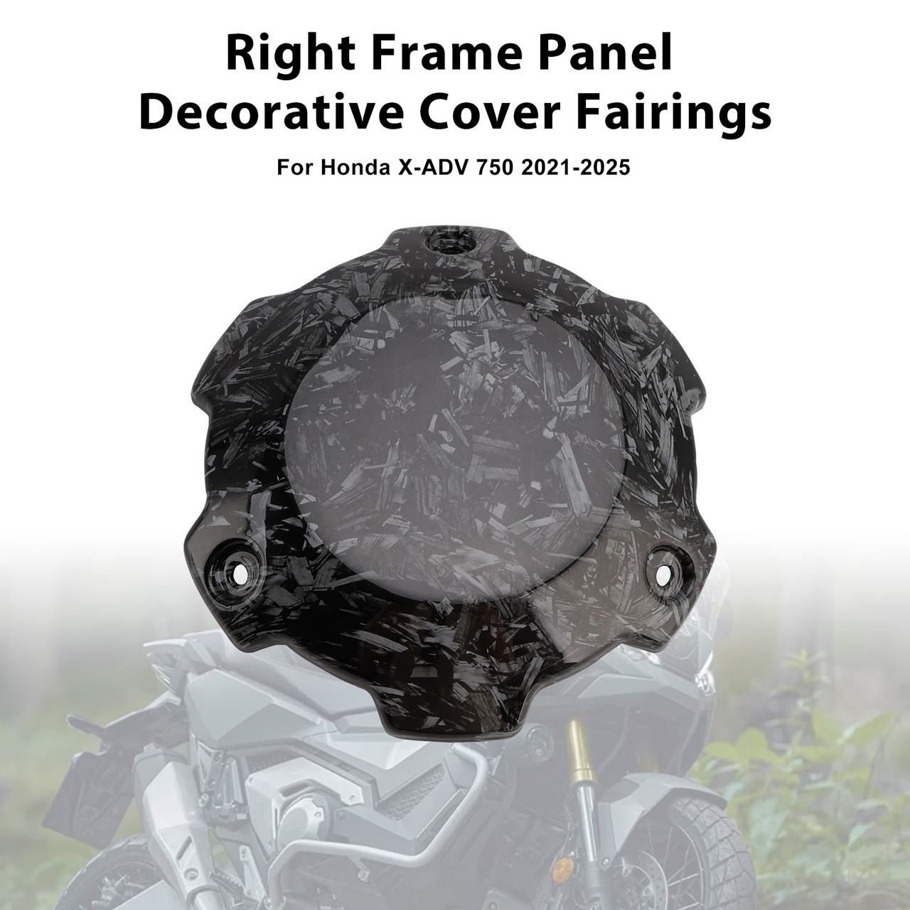 2021-2025 Honda X-ADV 750 c Right Frame Panel Decorative Cover Fairings Carbon Generic