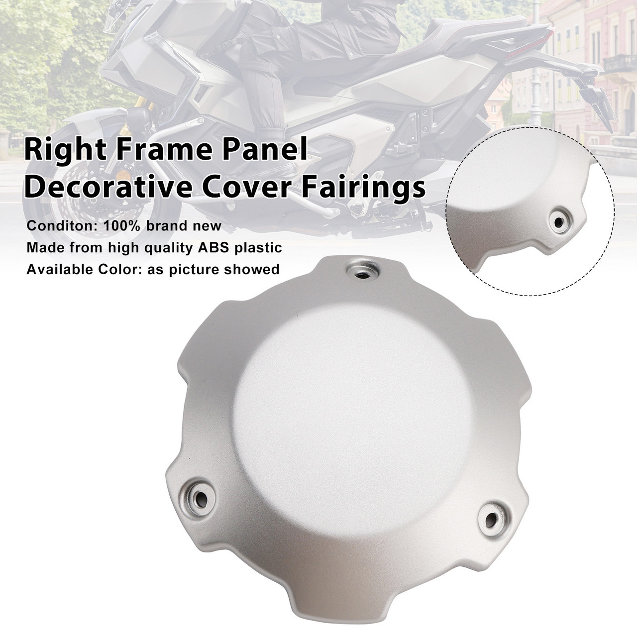 2021-2025 Honda X-ADV 750 c Right Frame Panel Decorative Cover Fairings Silver Generic