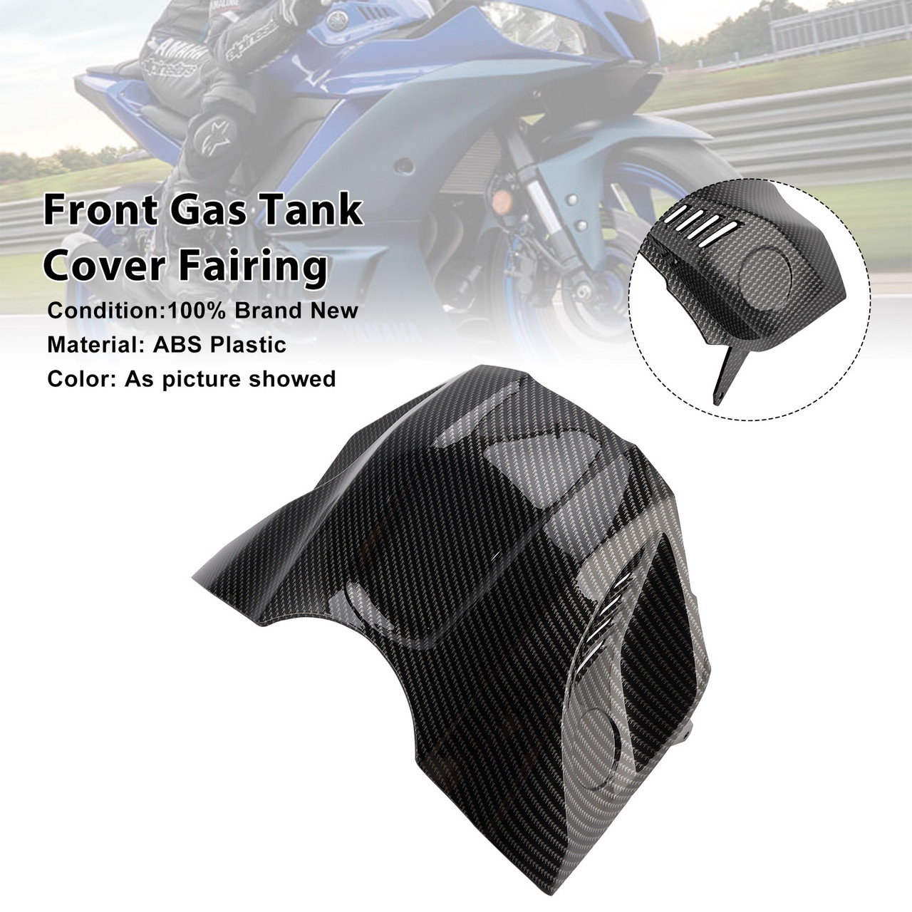 2025-2026 Yamaha YZF-R3 YZF-R25 Front Gas Tank Cover Fairing Carbon Generic