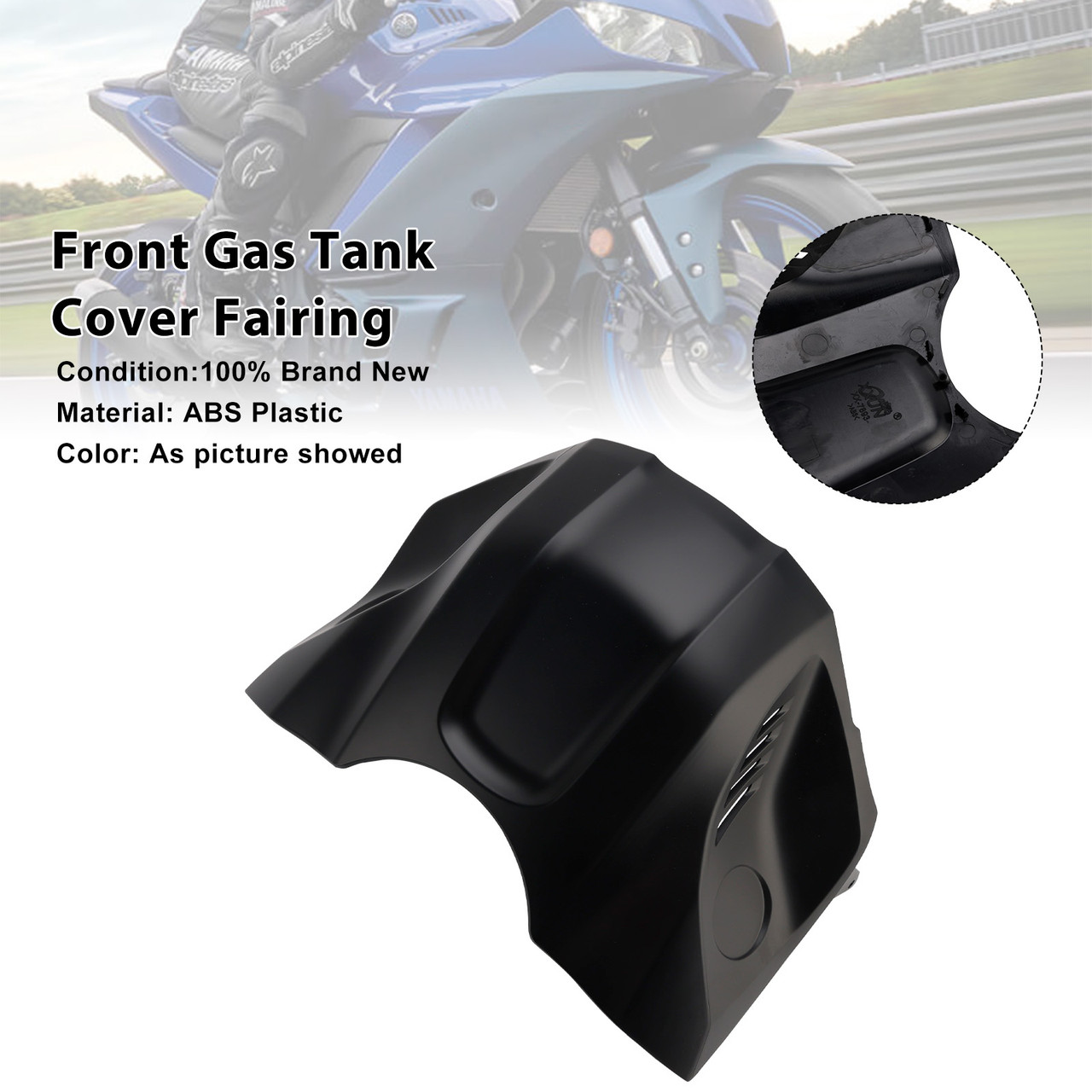 2025-2026 Yamaha YZF-R3 YZF-R25 Front Gas Tank Cover Fairing Matte Black Generic