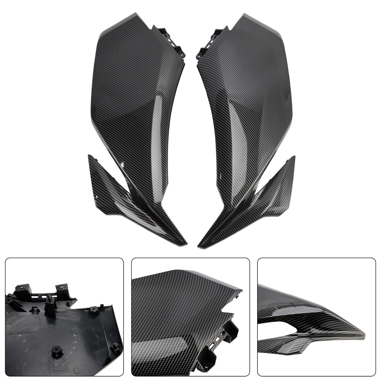 2025-2026 Yamaha YZF-R3 YZF-R25 Side Frame Cover Panel Fairing Cowl Carbon Generic