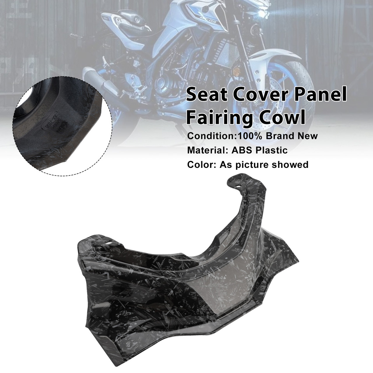 2025-2026 Yamaha YZF-R3 YZF-R25 MT-03 Seat Cover Panel Fairing Cowl Forge Generic