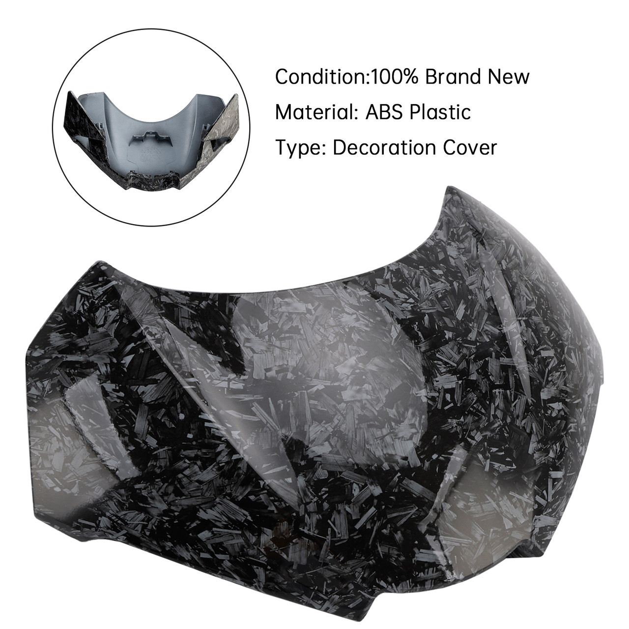 2020-2022 Triumph Street Triple 765 R/RS Headlight Cover Forge Generic