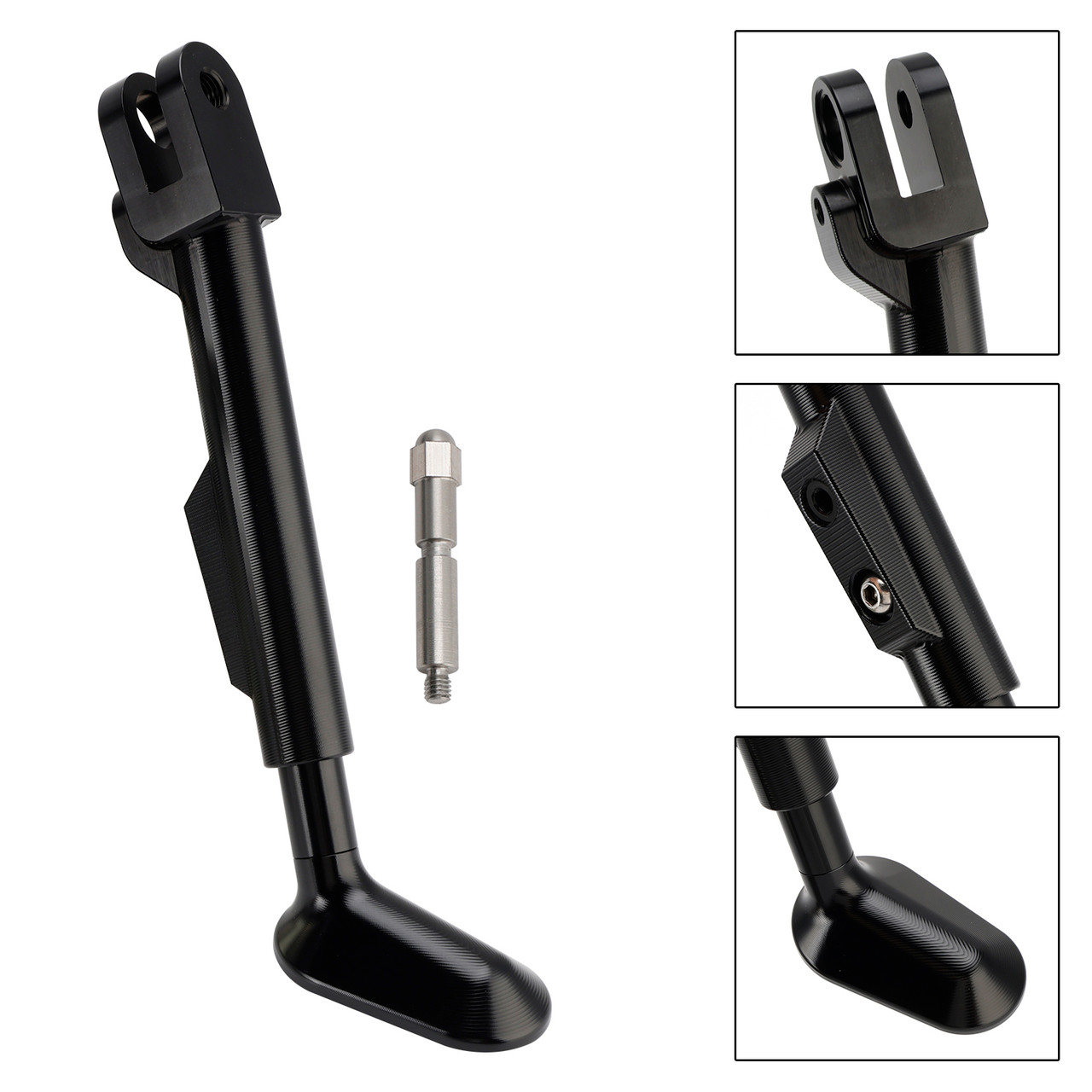 2025 Kawasaki Z900 Motorcycle Foot Side Stand Kickstand Black Generic