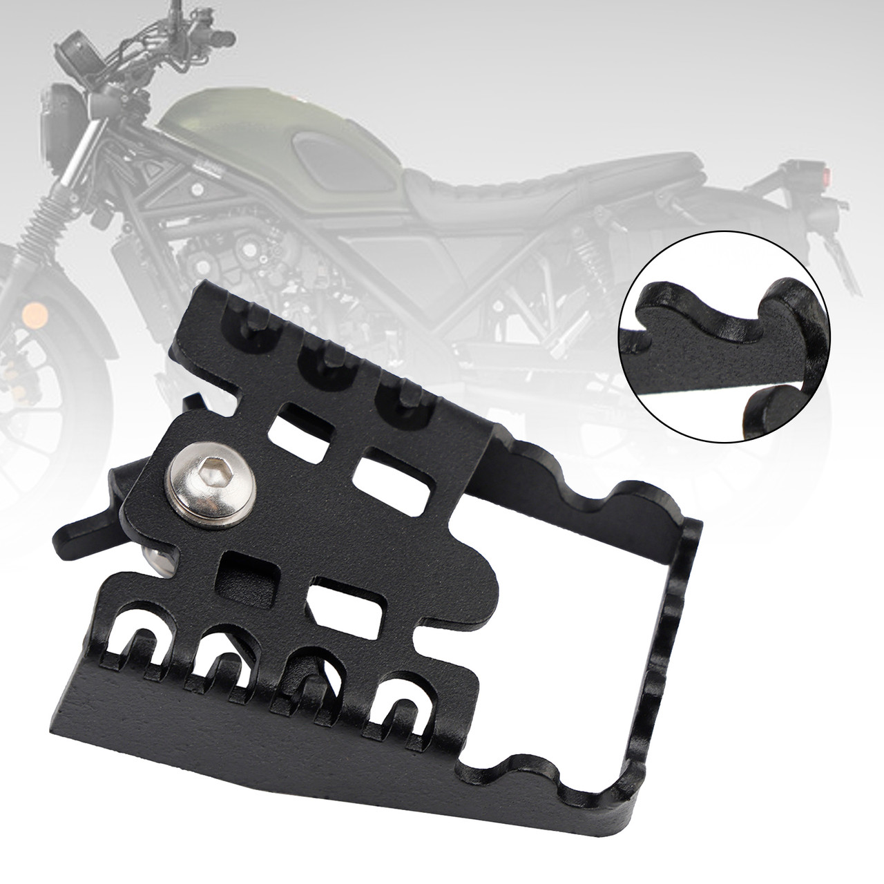 2023-2025 HONDA CL500 Extension Brake Foot Pedal Enlarger Pad Cnc Black Generic