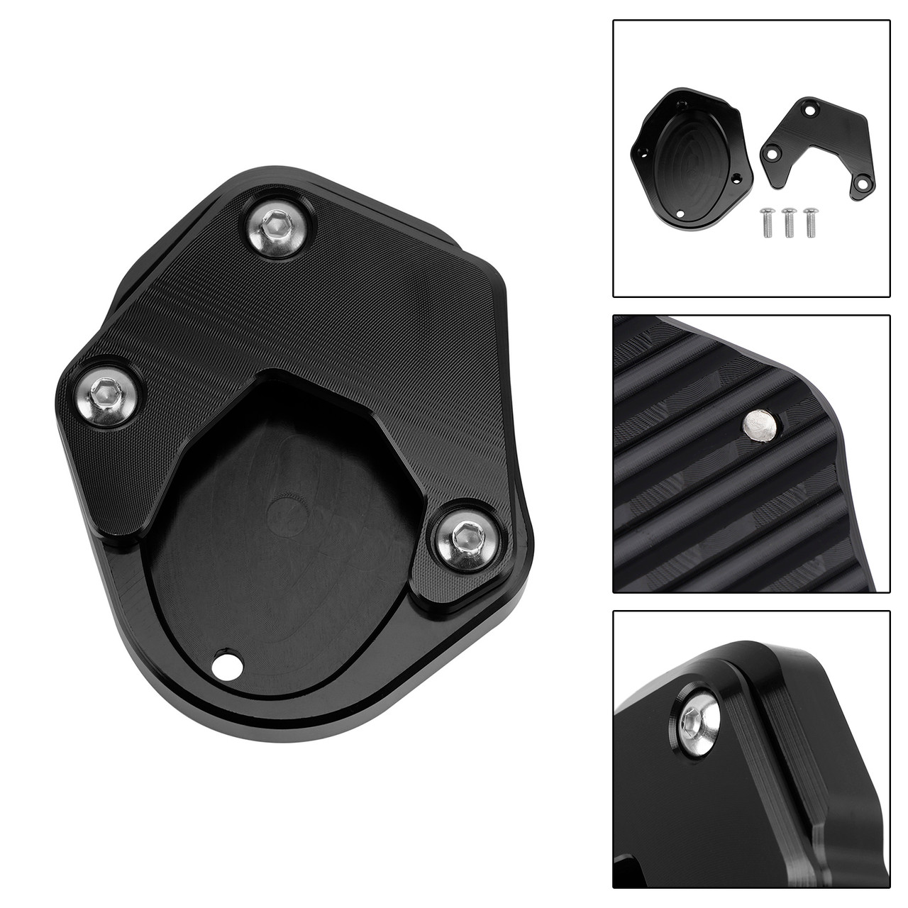 2020-2023 KAWASAKI KLX2301SR Extension Kickstand Side Enlarger Pad Cnc Black Generic