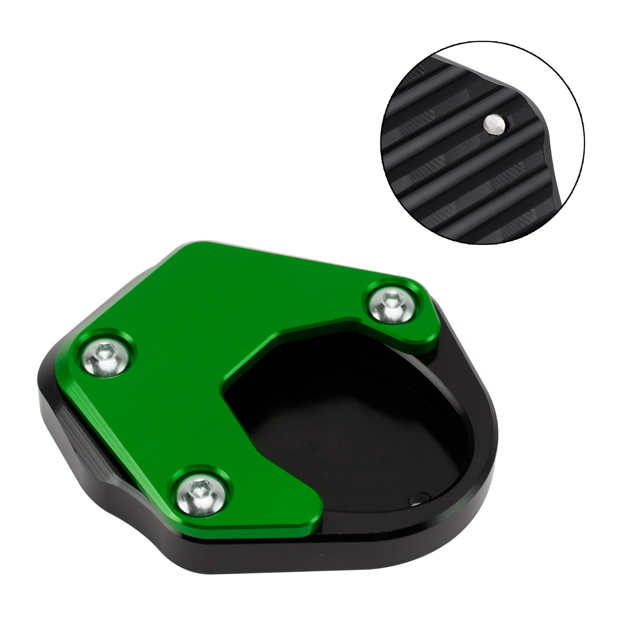 2020-2023 KAWASAKI KLX2301S Extension Kickstand Side Enlarger Pad Cnc Green Generic