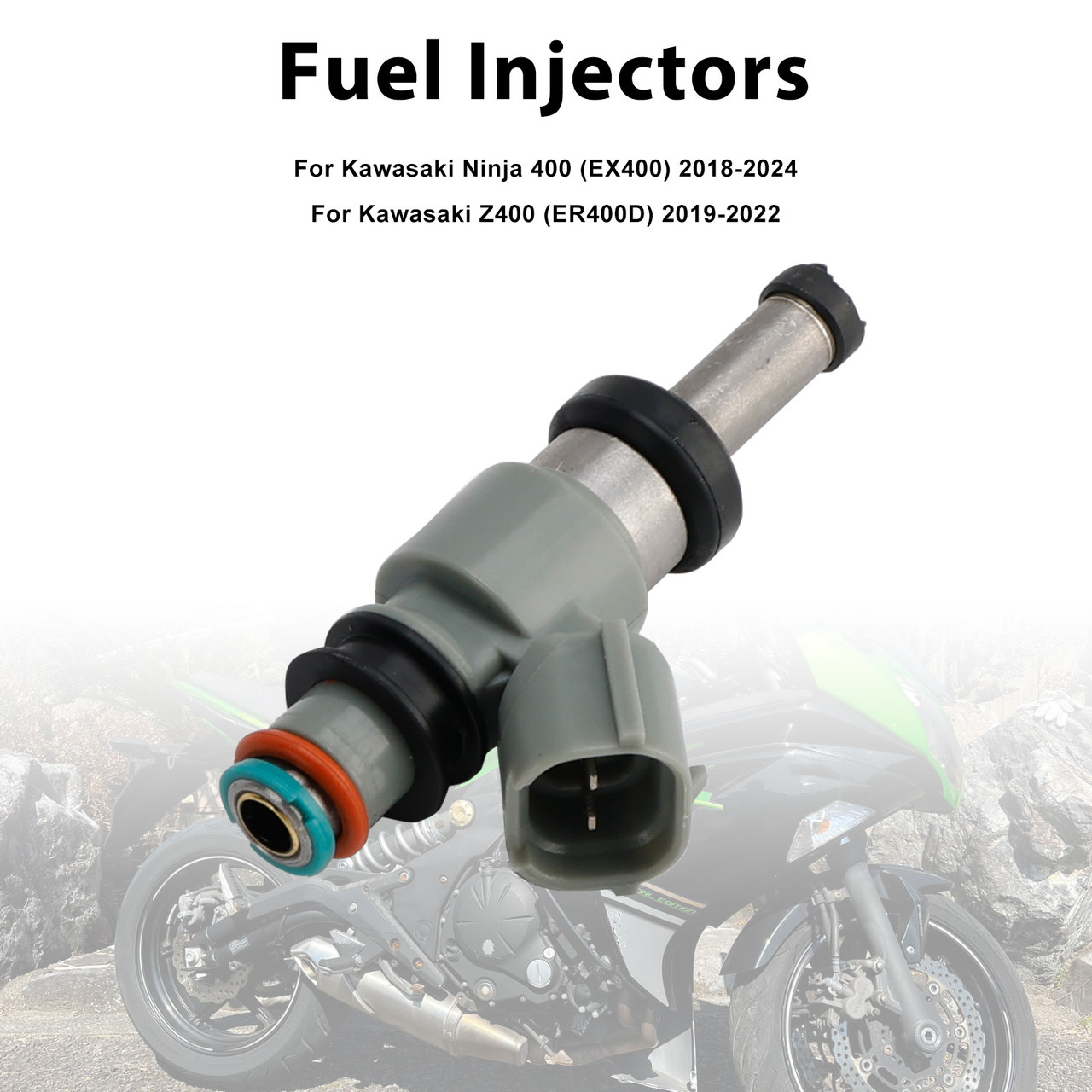 2019-2024 Kawasaki Z400 Z500 Z500SE Fuel Injectors 49033-0047 Generic