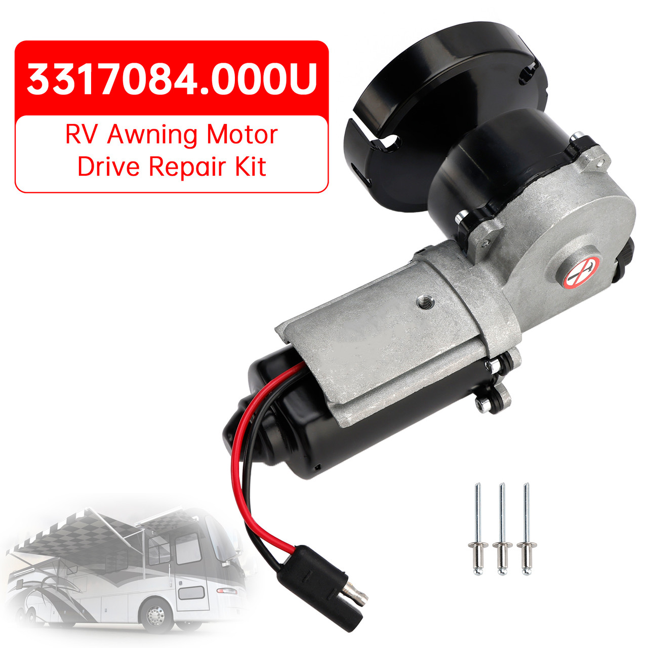 3317084.000U RV Awning Motor Drive Repair Kit Assembly for Dometic 9200 Series