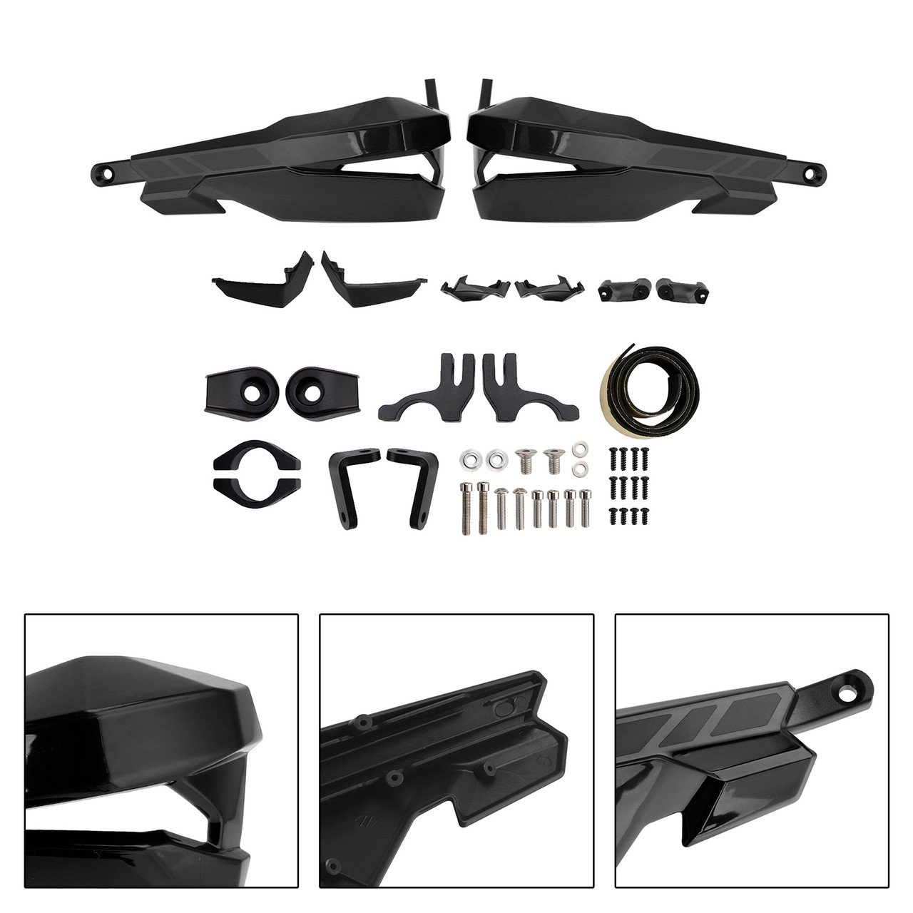 2024-2025 SCRAMBLER 400 X Motorcycle Protector Hand Guards Black Generic