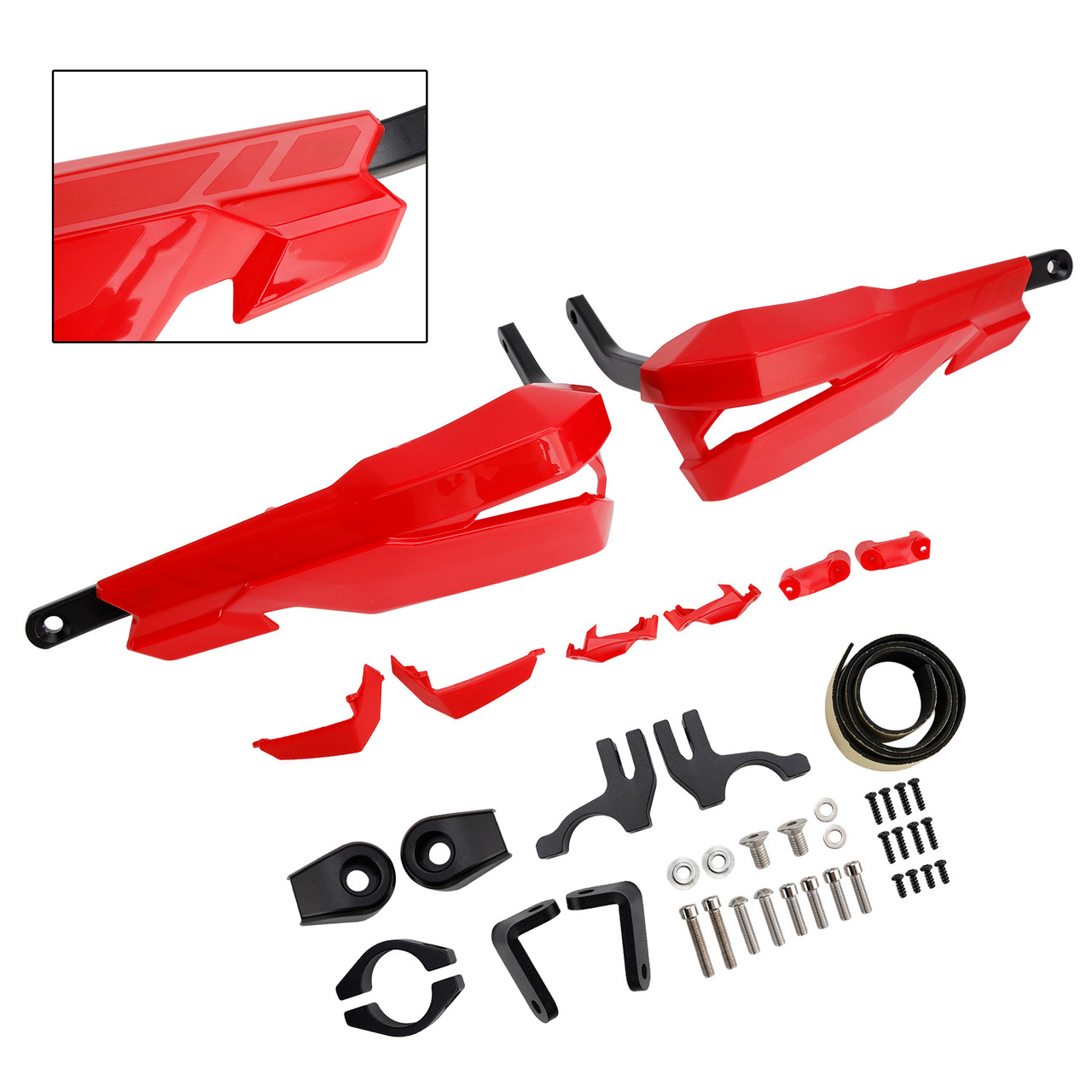 2024-2025 SCRAMBLER 400 X Motorcycle Protector Hand Guards Black Generic