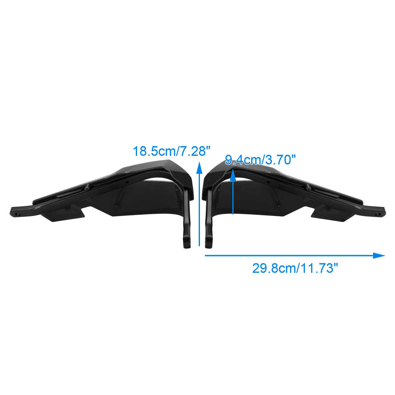 2024-2025 SCRAMBLER 400 X Motorcycle Protector Hand Guards Black Generic