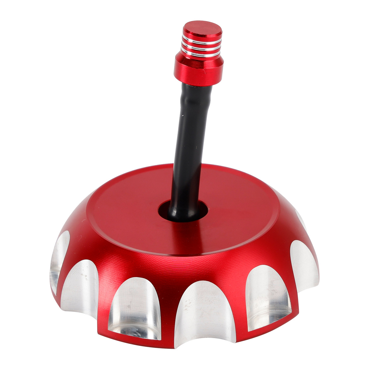 2003-2007 Kawasaki KLX400R KFX400 Aluminum Gas Fuel Tank Cap with Vent Hose 51049-S004 Red Generic