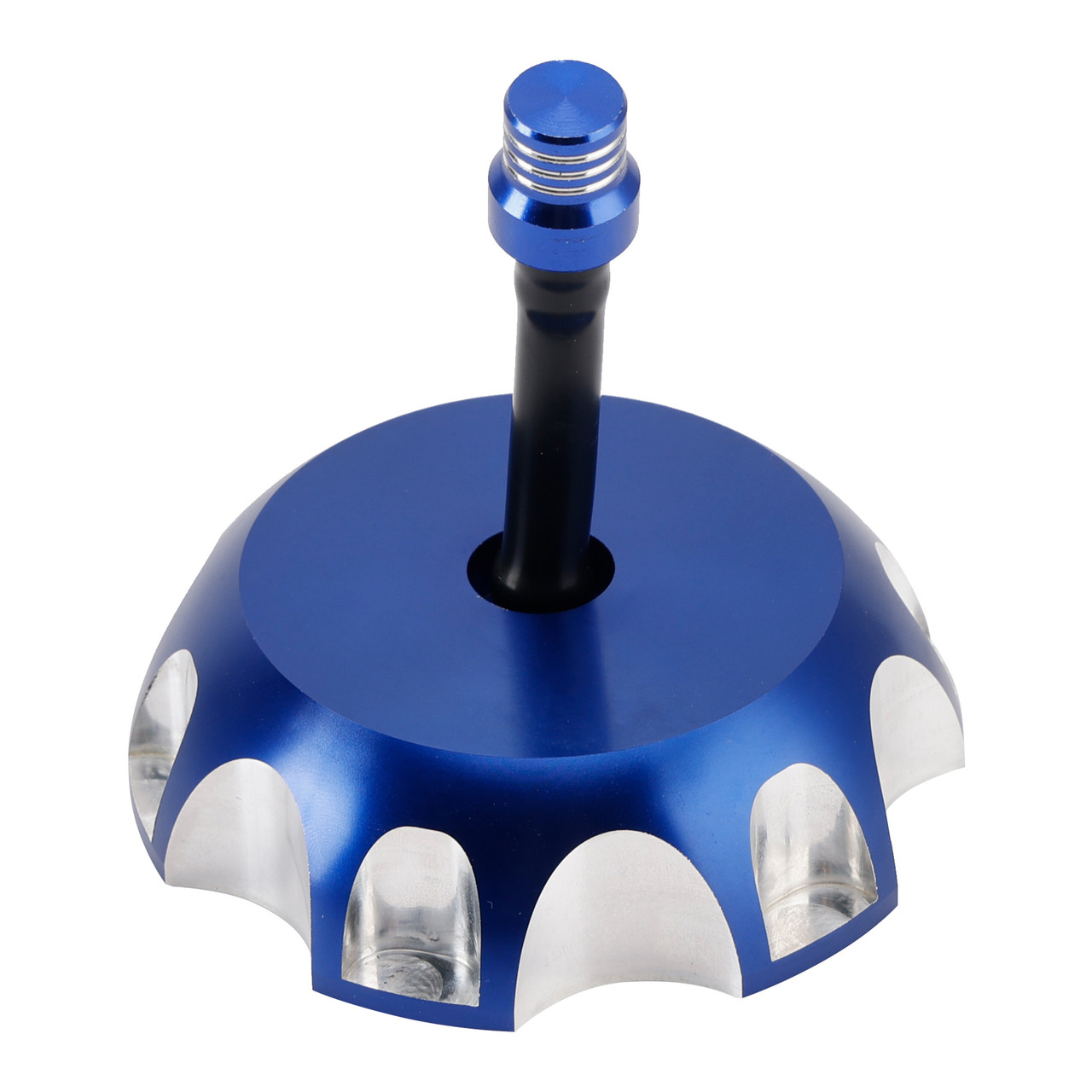 2000-2017 Honda CR85/R CR125R CR250R Aluminum Gas Fuel Tank Cap with Vent Hose 2FJ-24610-00 Blue Generic