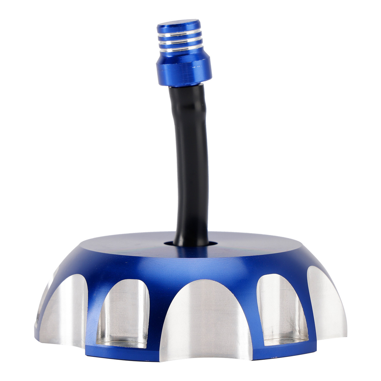 2003-2017 Suzuki RM65 RM100 RM125 RM250 Aluminum Gas Fuel Tank Cap with Vent Hose 2FJ-24610-00 Blue Generic