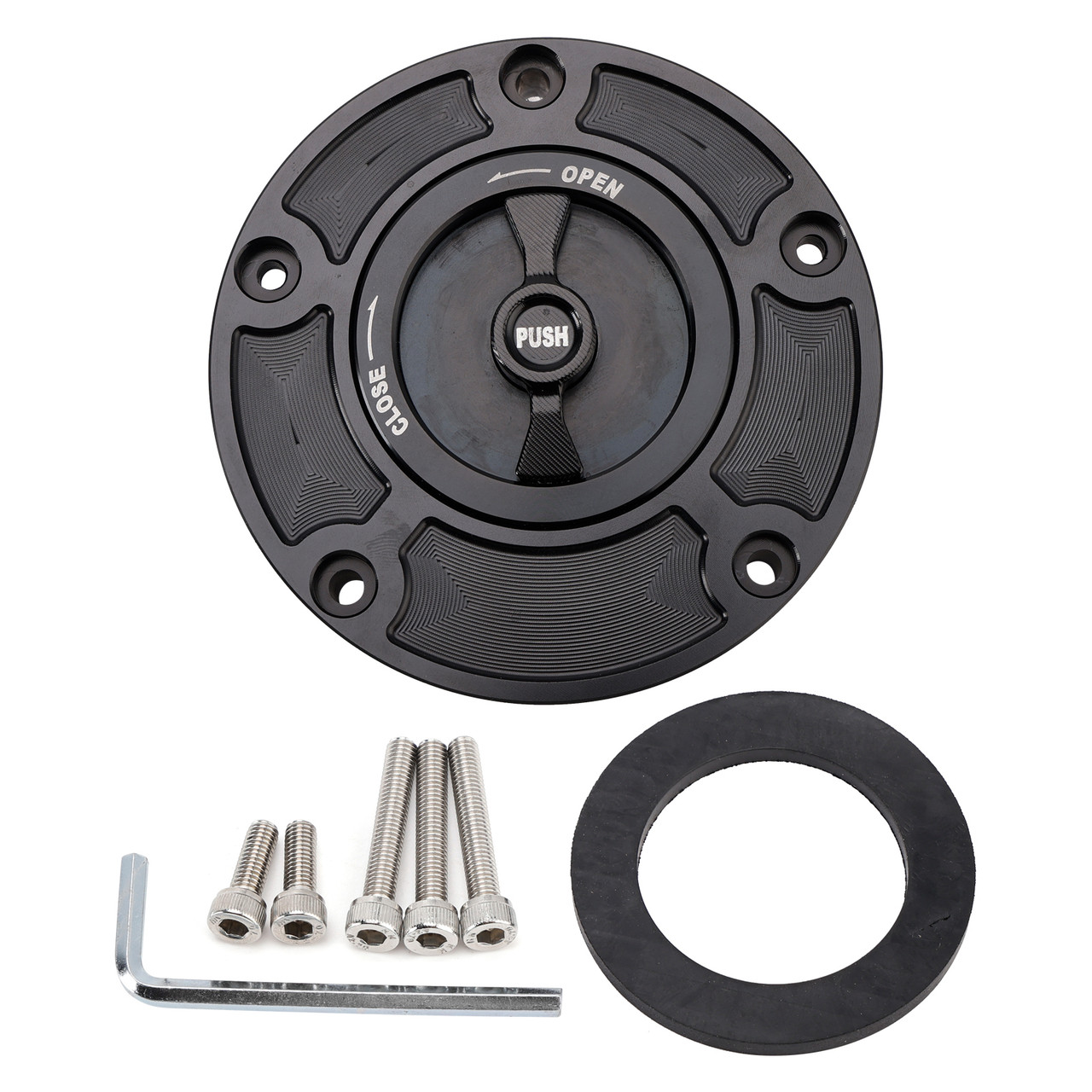 Quick Release Keyless Fuel Gas Cap 102mm Fit for QJ Motor SRK 350 600 QJ600GS QJ800GS