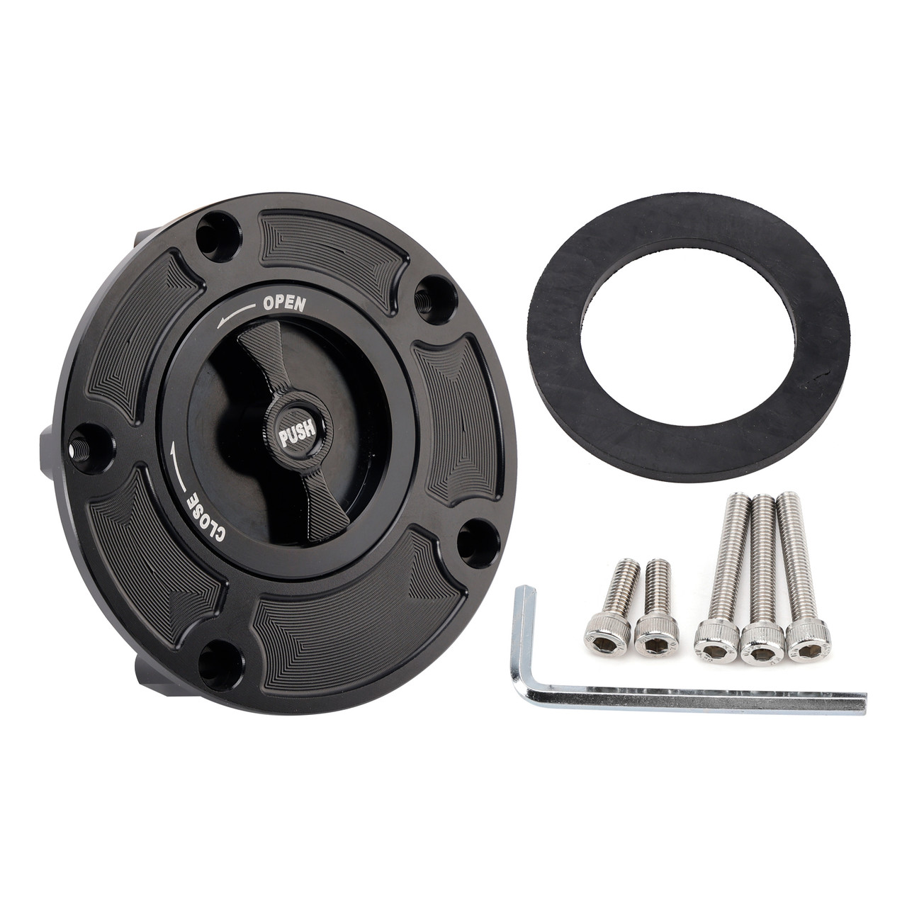 Quick Release Keyless Fuel Gas Cap 102mm Fit for QJ Motor SRK 350 600 QJ600GS QJ800GS