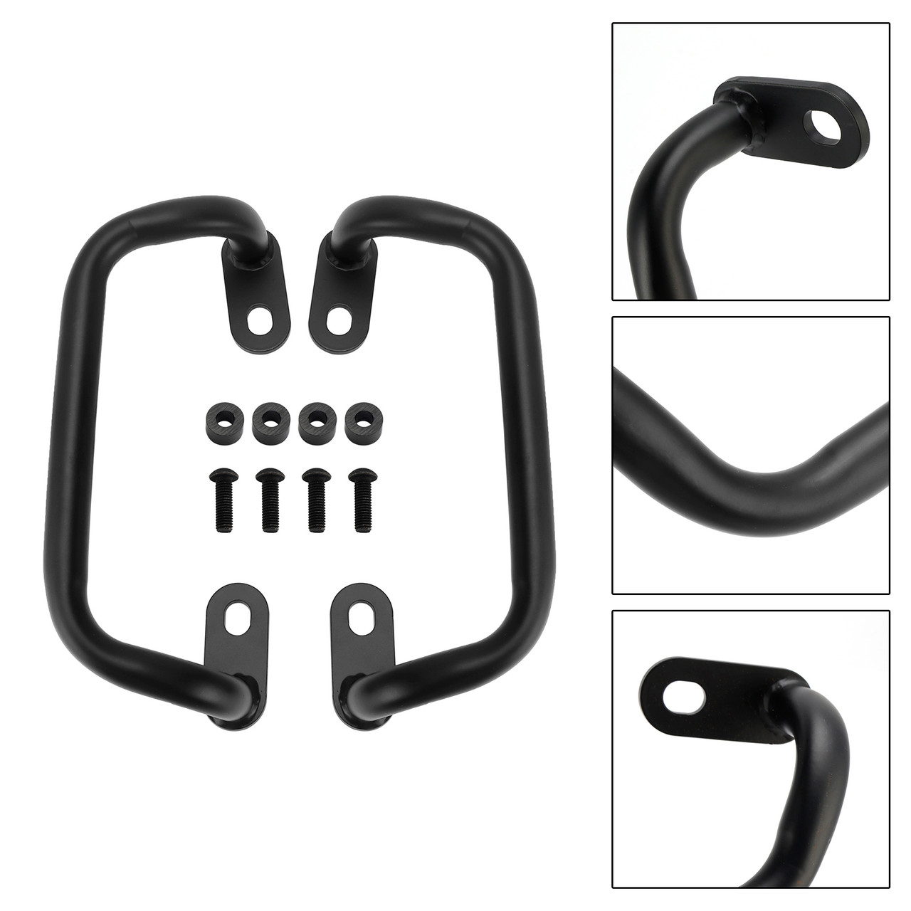 2025-2026 Thruxton 400 Rear Passenger Armrest Hand Holder Black Generic