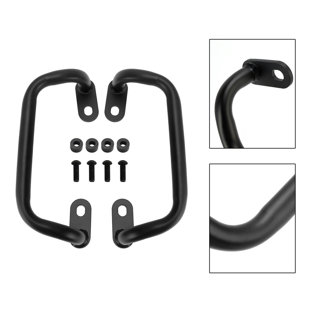 2025-2026 Thruxton 400 Rear Passenger Armrest Hand Holder Black Generic