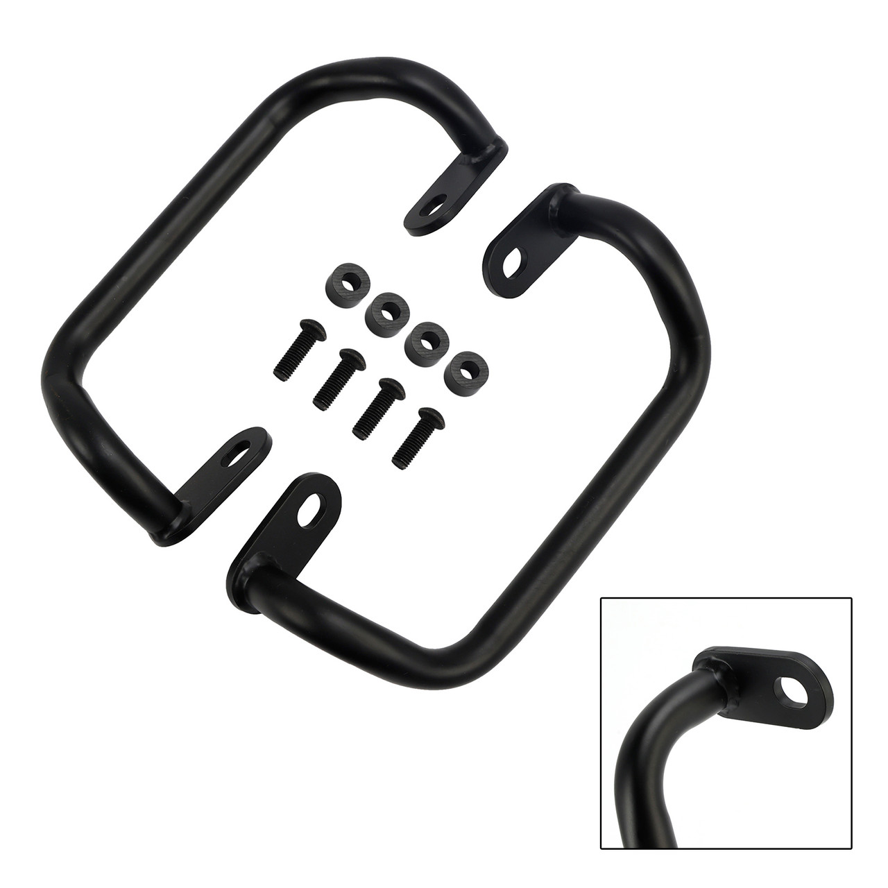 2025-2026 Thruxton 400 Rear Passenger Armrest Hand Holder Black Generic