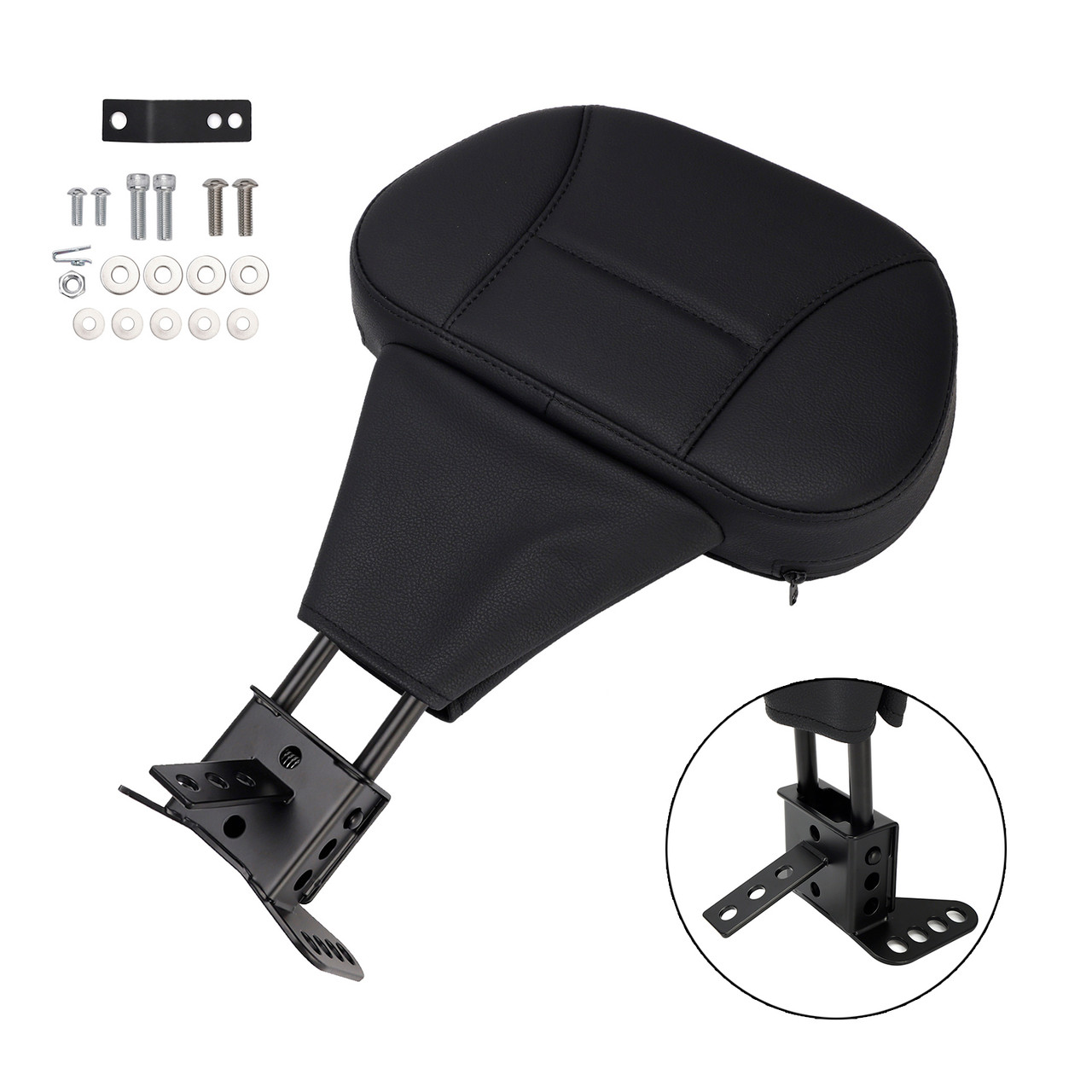 1988-2008 Touring Street Glide Electra Road Glide Road King Tri Glide Driver Sissy Bar Backrest Driver Backrest pad Wing pattern Generic