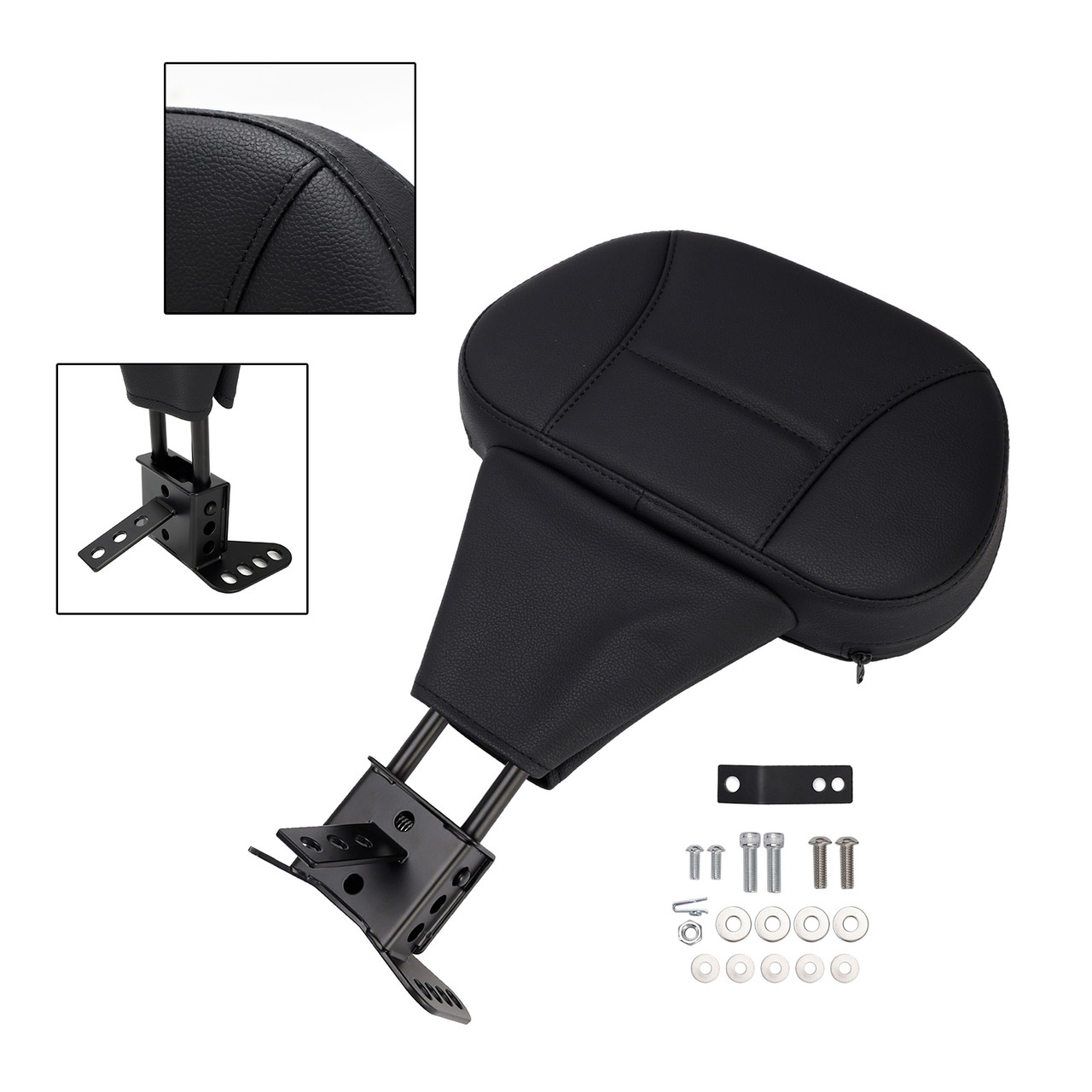 1988-2008 Touring Street Glide Electra Road Glide Road King Tri Glide Driver Sissy Bar Backrest Driver Backrest pad Wing pattern Generic