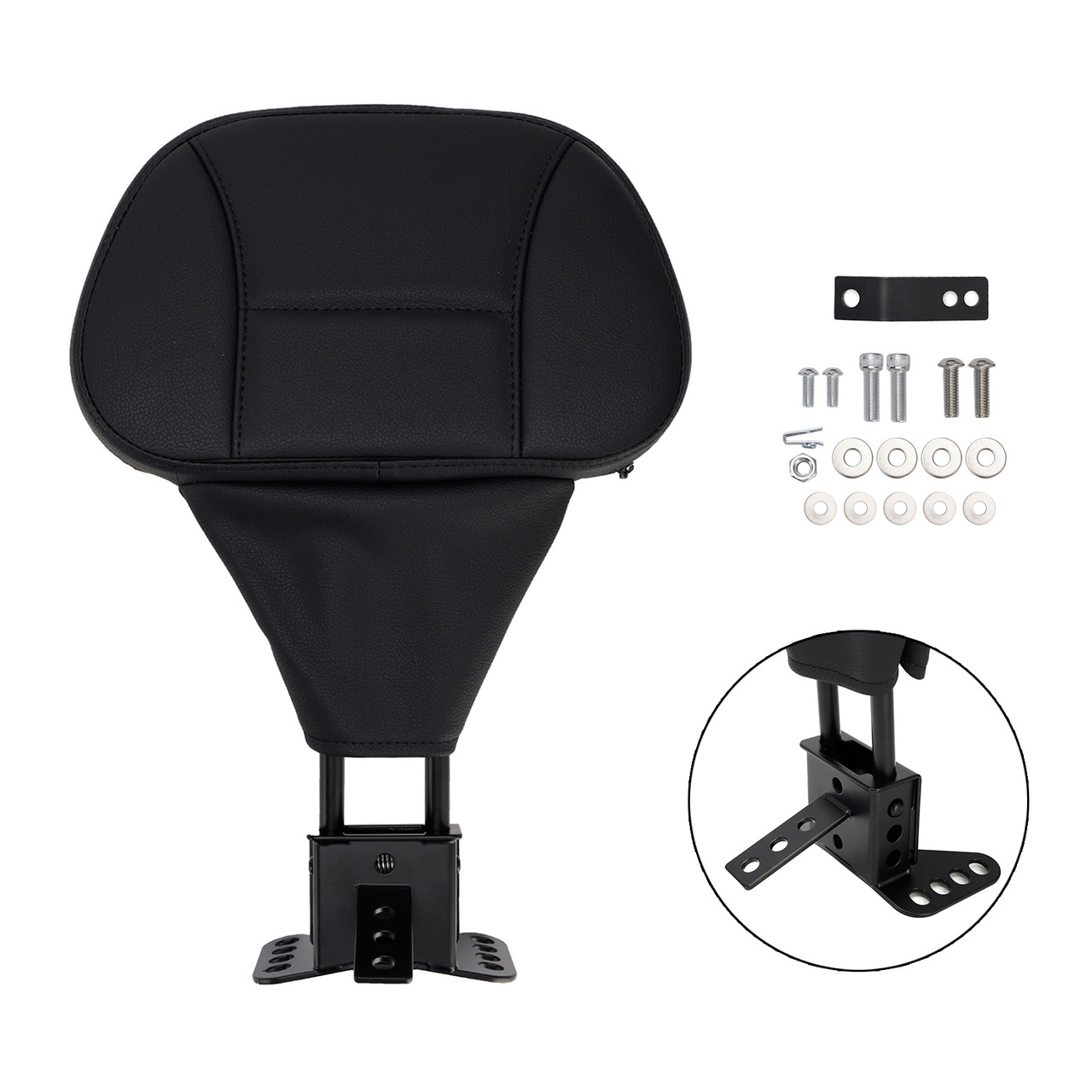 1988-2008 Touring Street Glide Electra Road Glide Road King Tri Glide Driver Sissy Bar Backrest Driver Backrest pad Wing pattern Generic