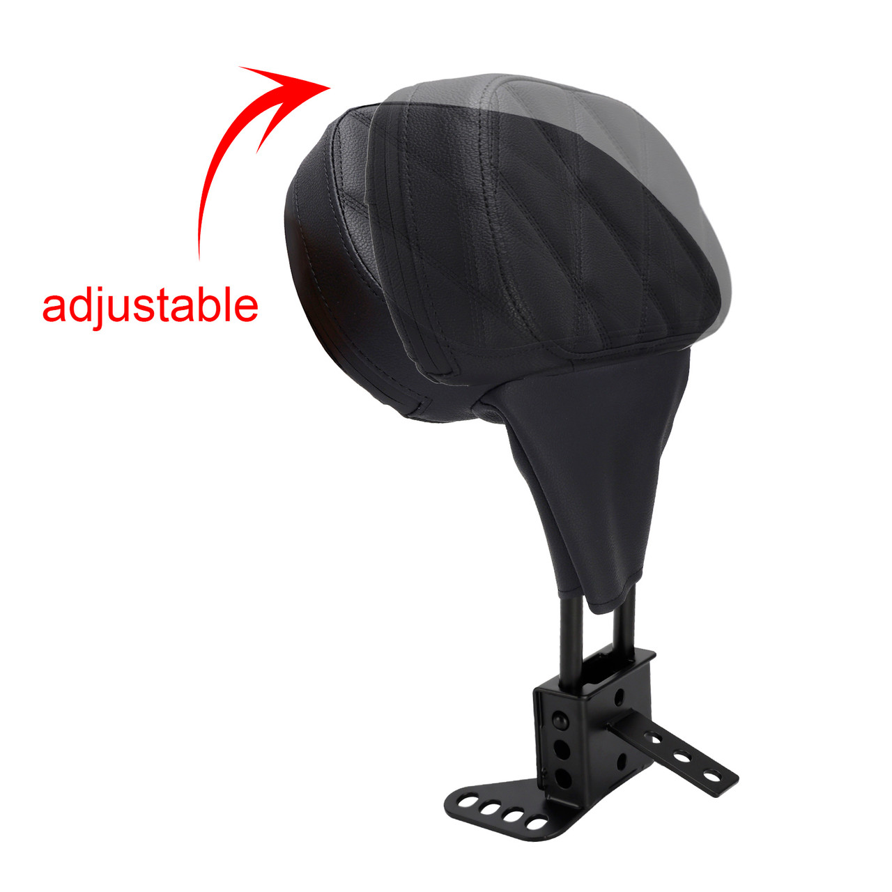 1988-2008 Touring Street Glide Electra Road Glide Road King Tri Glide Driver Sissy Bar Backrest Driver Backrest pad Diamond pattern Generic