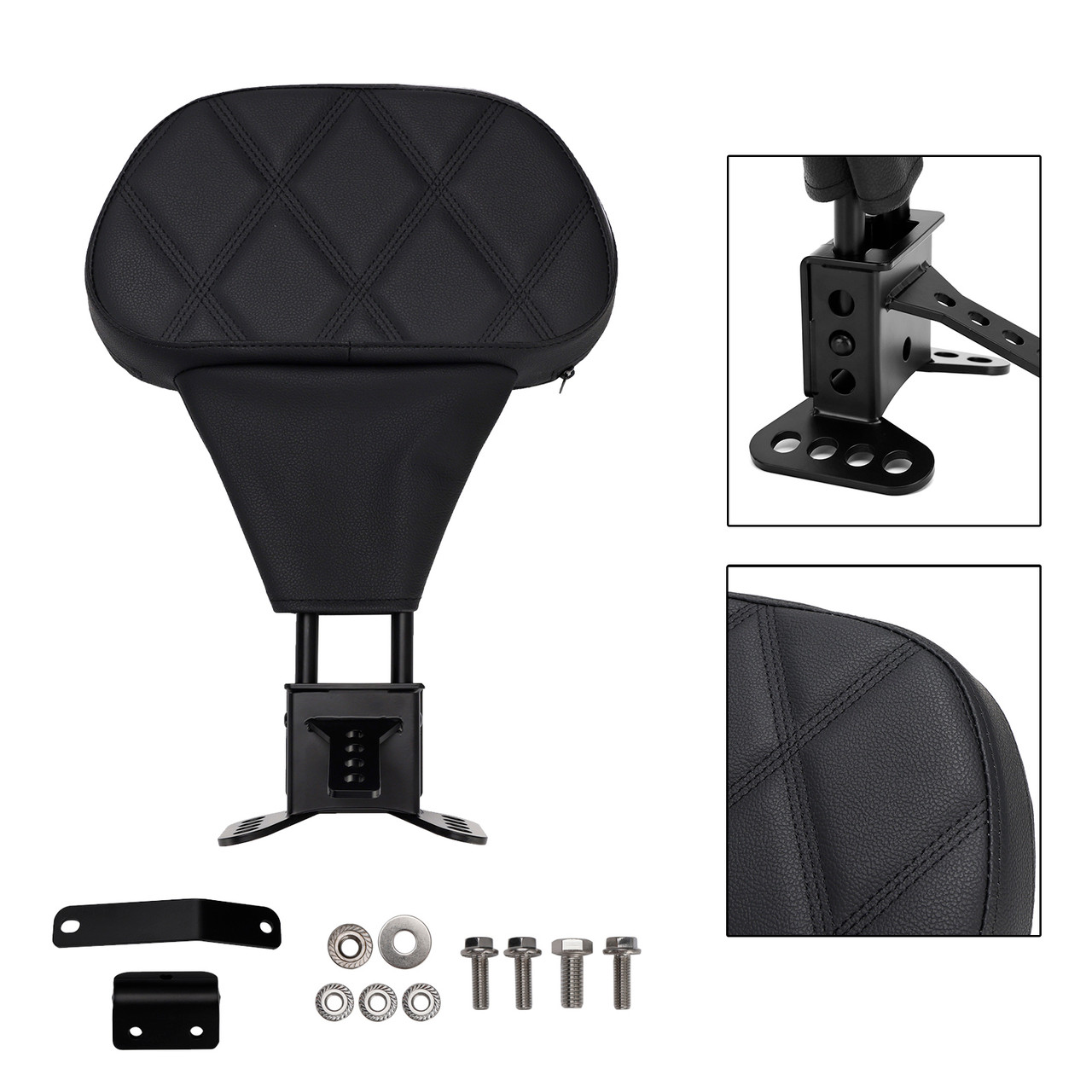 2009-2025 Touring Street Glide Electra Road Glide Road King Tri Glide Driver Sissy Bar Backrest Wing pattern Generic