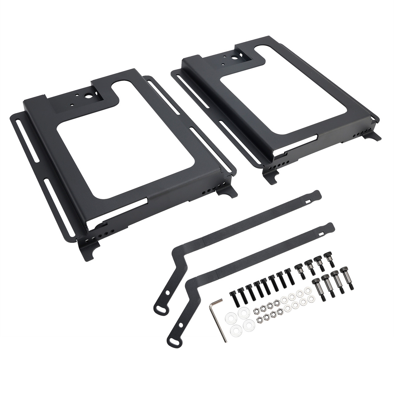 2015-on Polaris RZR 800 900 1000 2 Pack Utv Seat Bases Lower&Recline Kit Black Generic