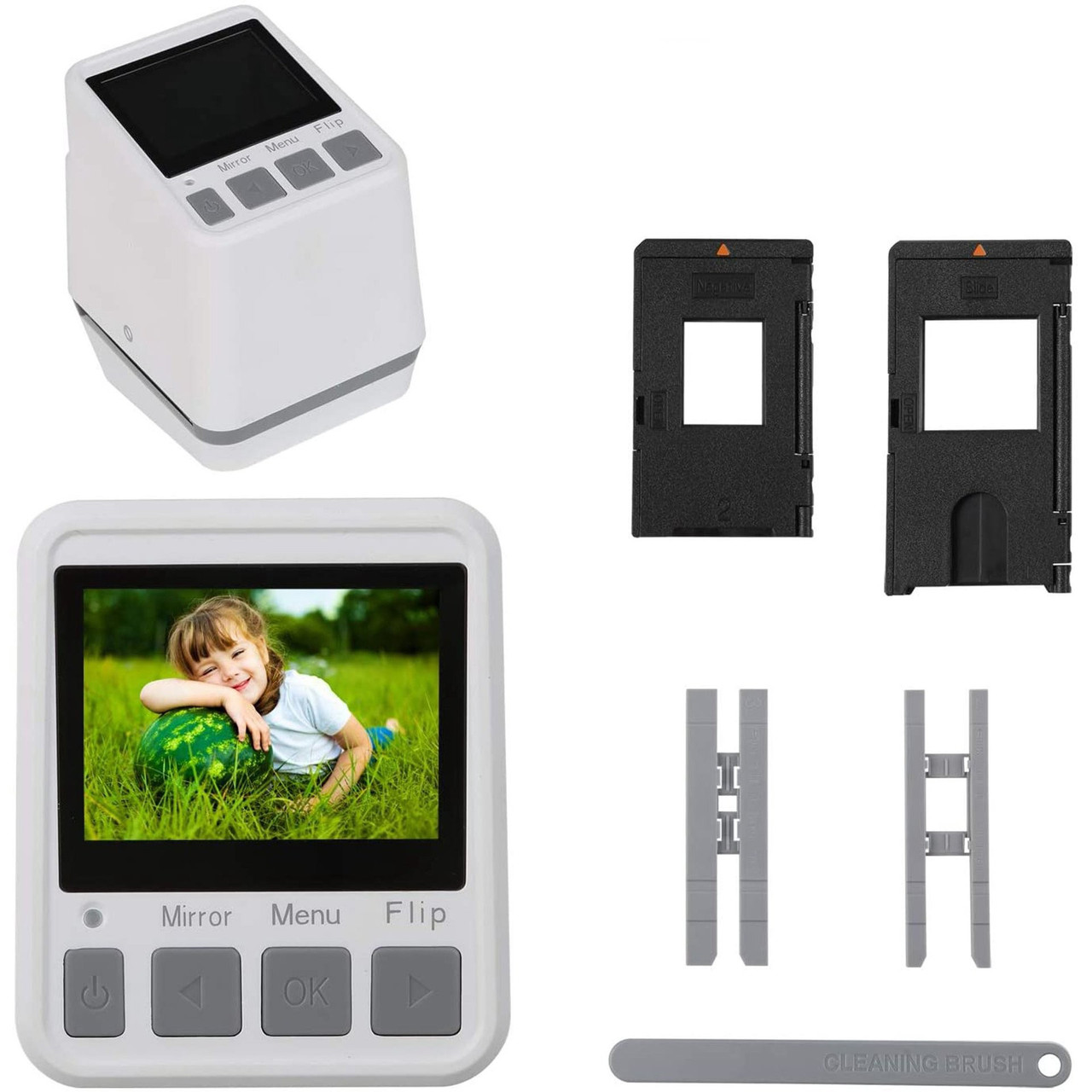 5-inch Screen 14 22MP Film Scanner 126KPK/135/110/Super 8 Films Monochrome Slide