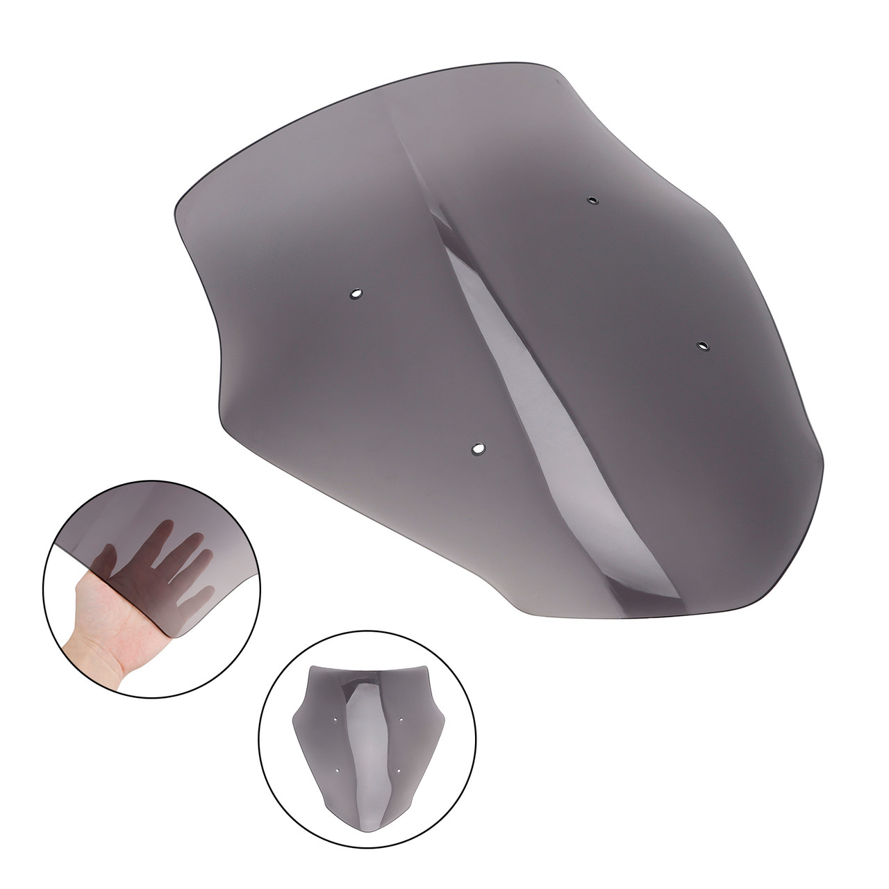 2025 BMW C400GT Windshield WindScreen Gray Generic