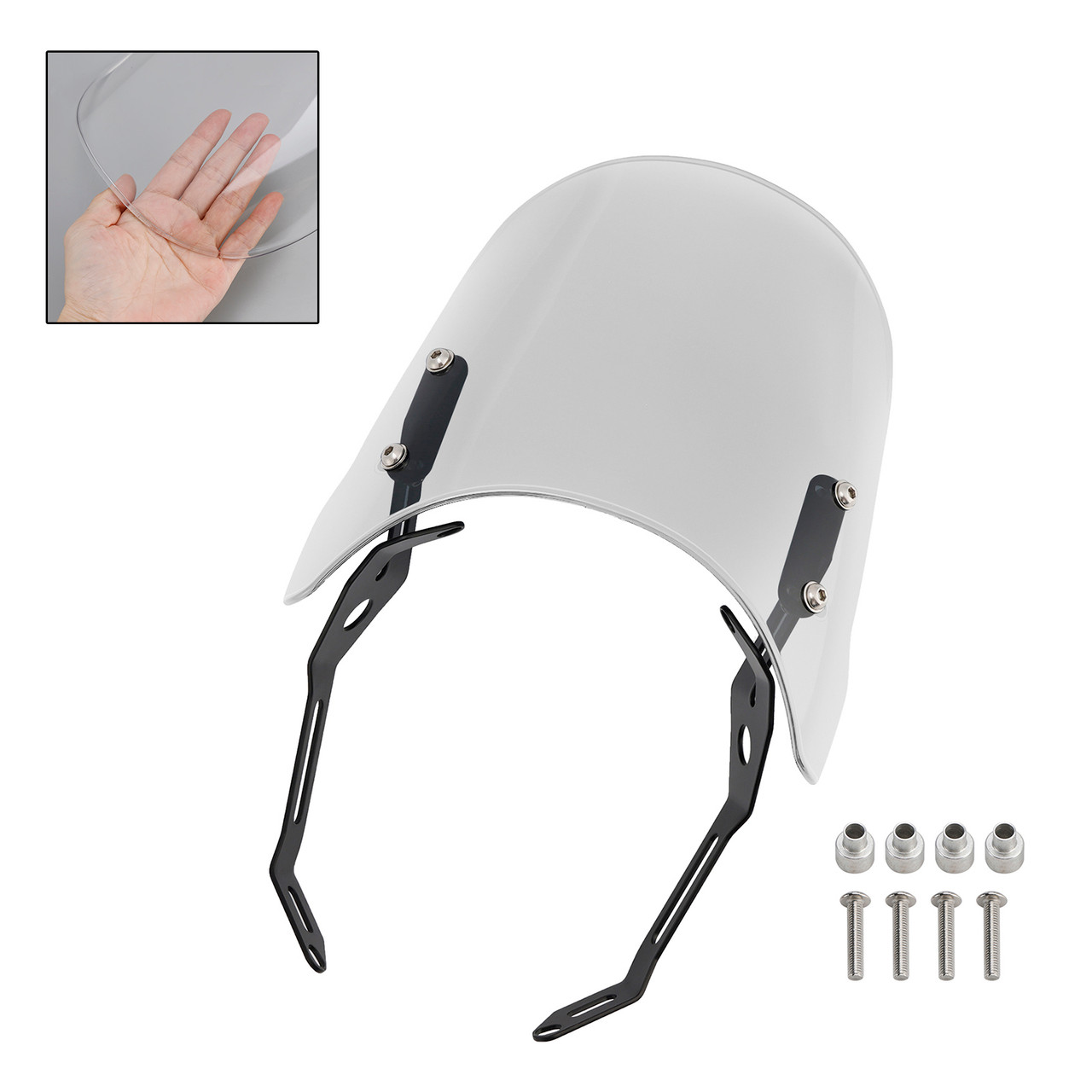 2022-2025 HONDA GB350S CB350RS Windshield WindScreen Black Generic