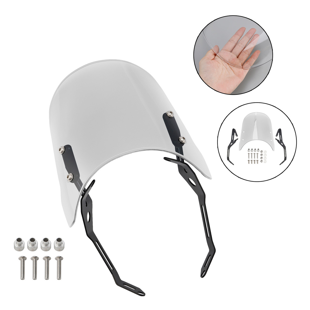 2022-2025 HONDA GB350S CB350RS Windshield WindScreen Clear Generic