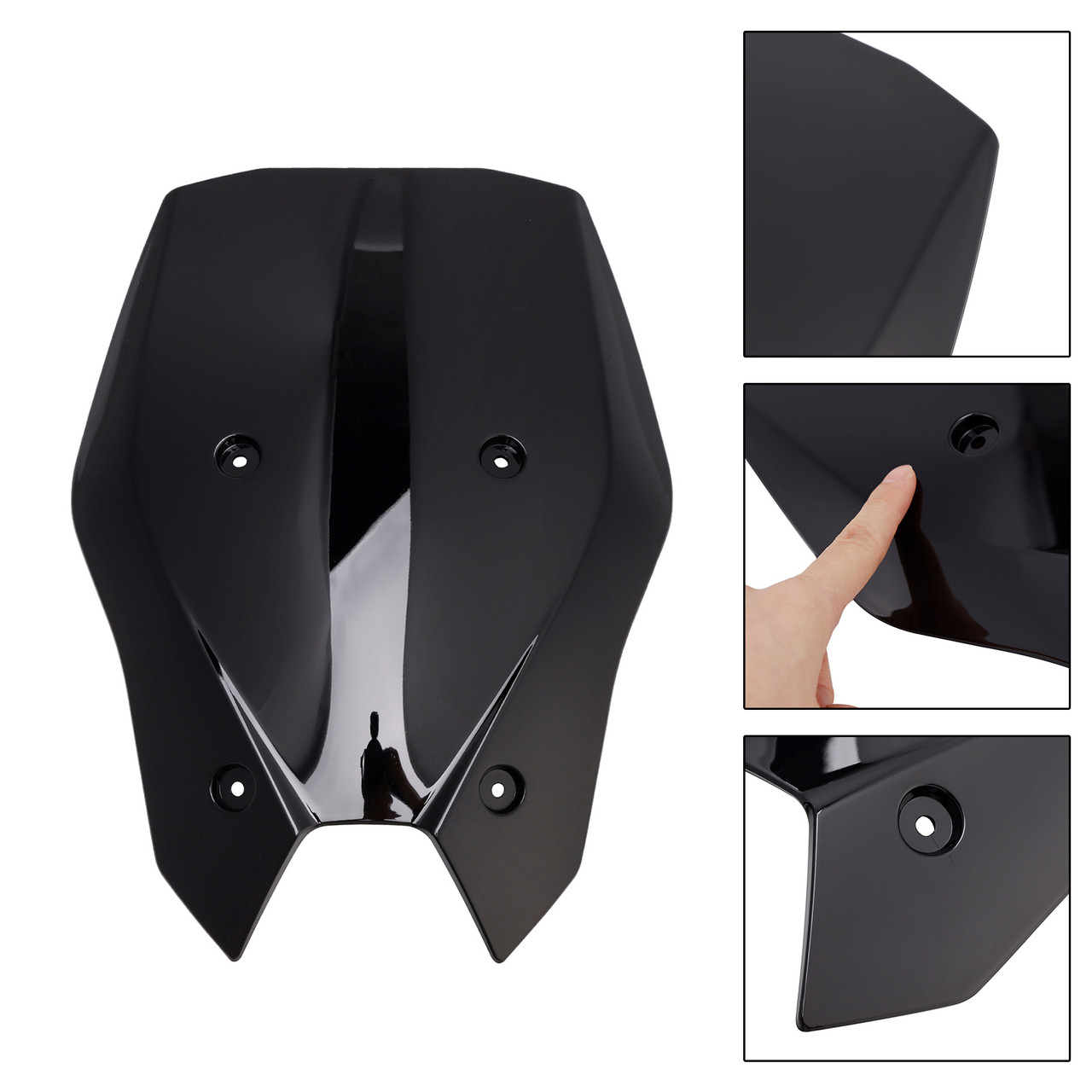 2025- Kawasaki Z900 Z 900 Windshield Windscreen Black Generic