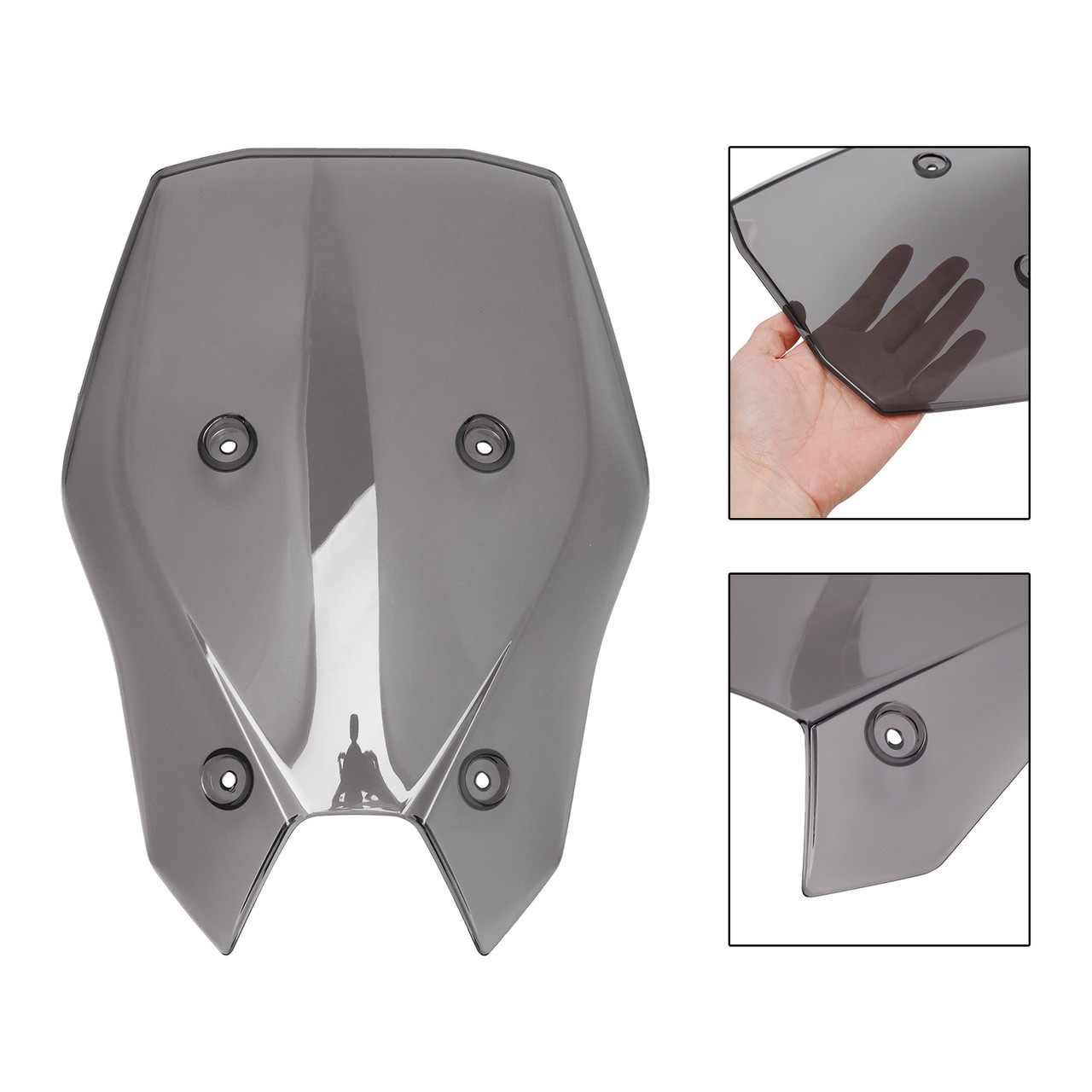 2025- Kawasaki Z900 Z 900 Windshield Windscreen Gray Generic