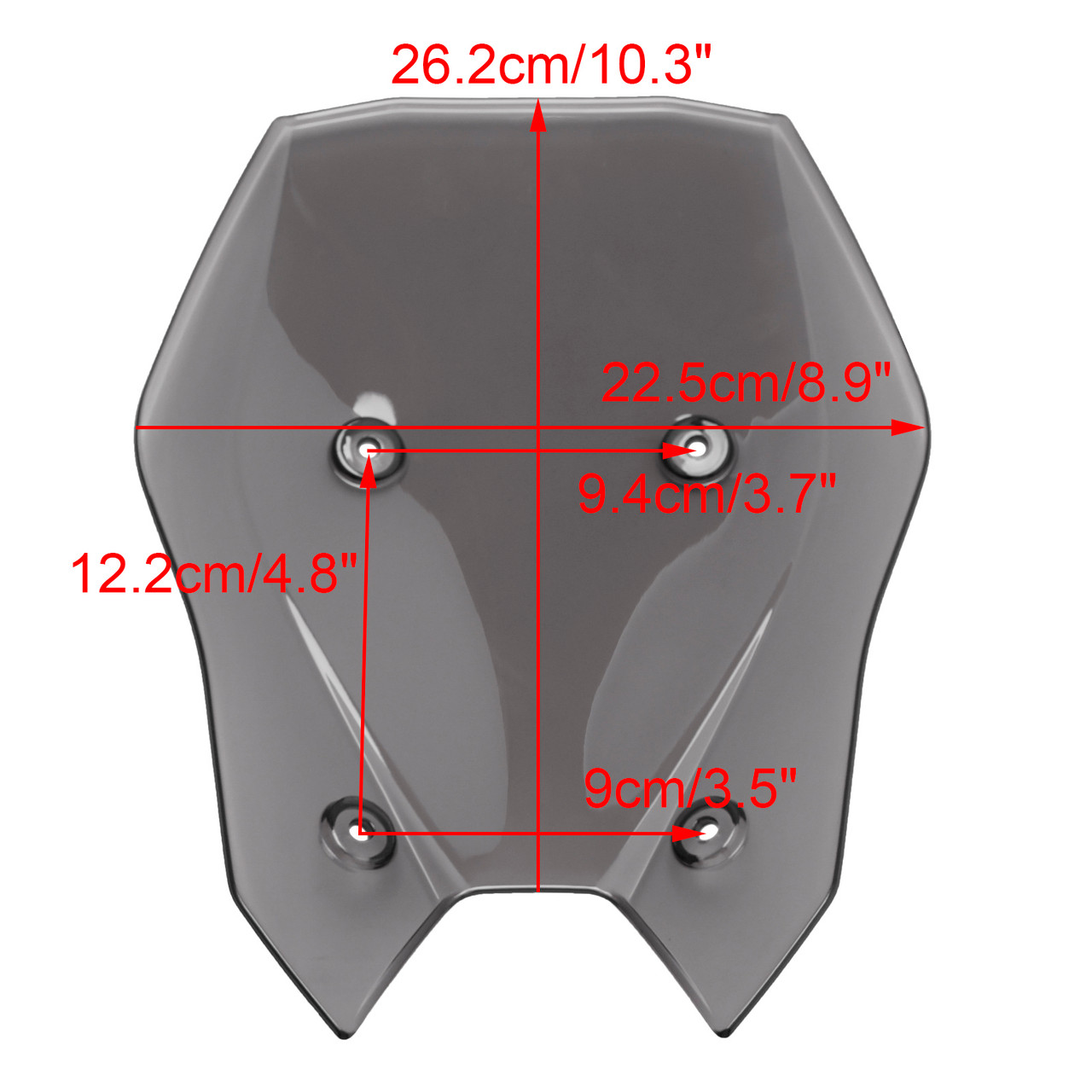 2025- Kawasaki Z900 Z 900 Windshield Windscreen Gray Generic