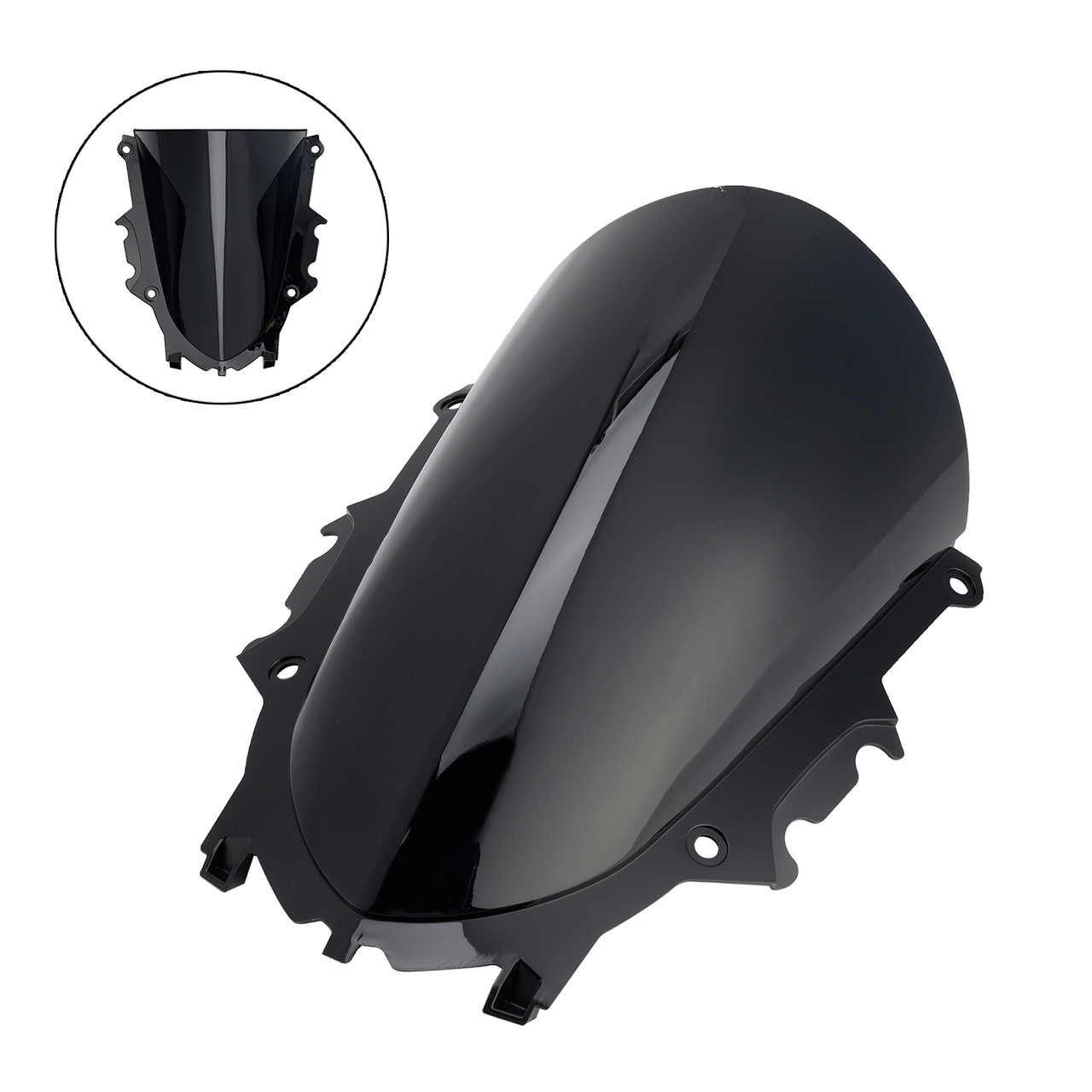 2019-2025 YAMAHA YZF-R3 YZF-R25 Windshield WindScreen Black Generic