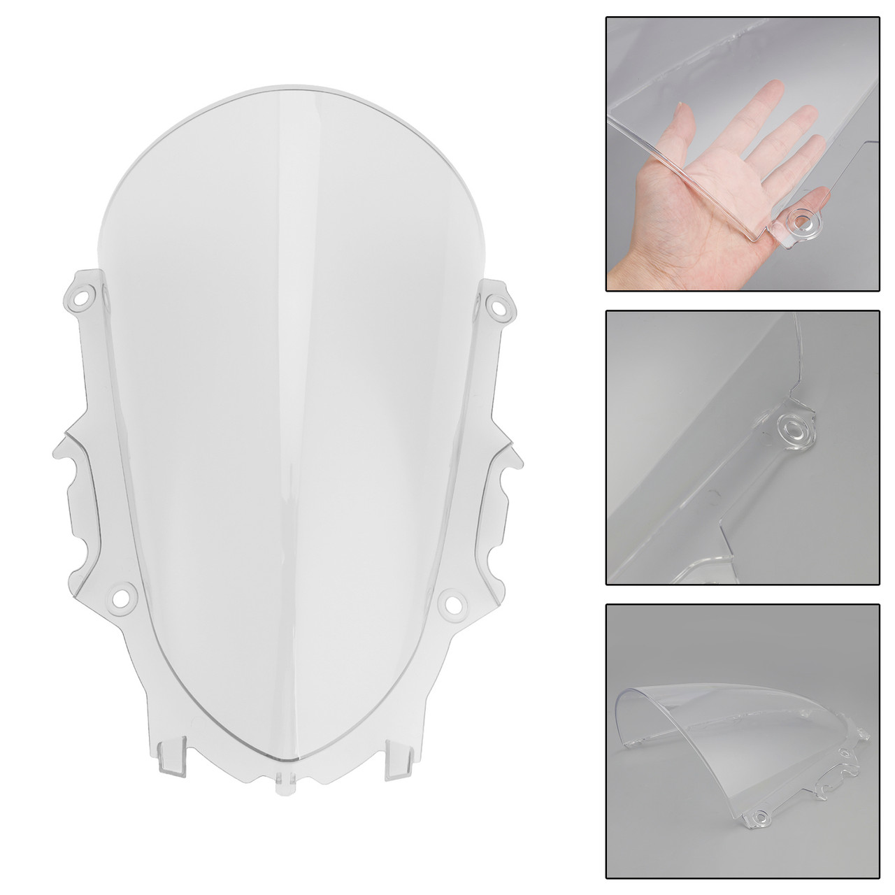 2019-2025 YAMAHA YZF-R3 YZF-R25 Windshield WindScreen Clear Generic