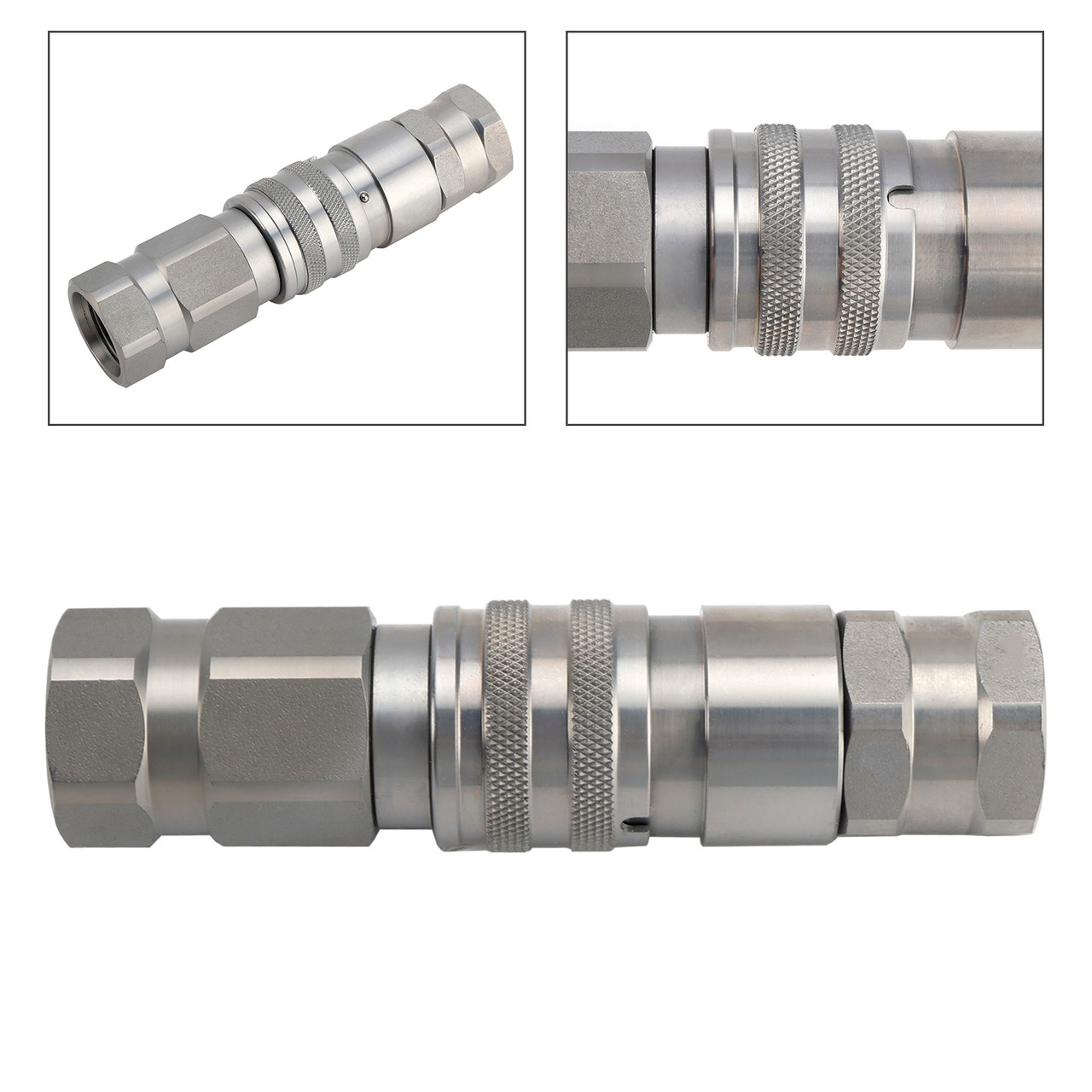 John Deere Construction & Industrial Hydraulic Flat Face Coupler Kit KV14216 AT312470