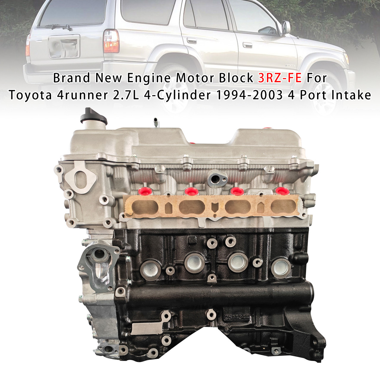 Engine Block 3RZ-FE For Toyota 4runner 2.7L 4-Cylinder 1994-2003 4 Port Intake
