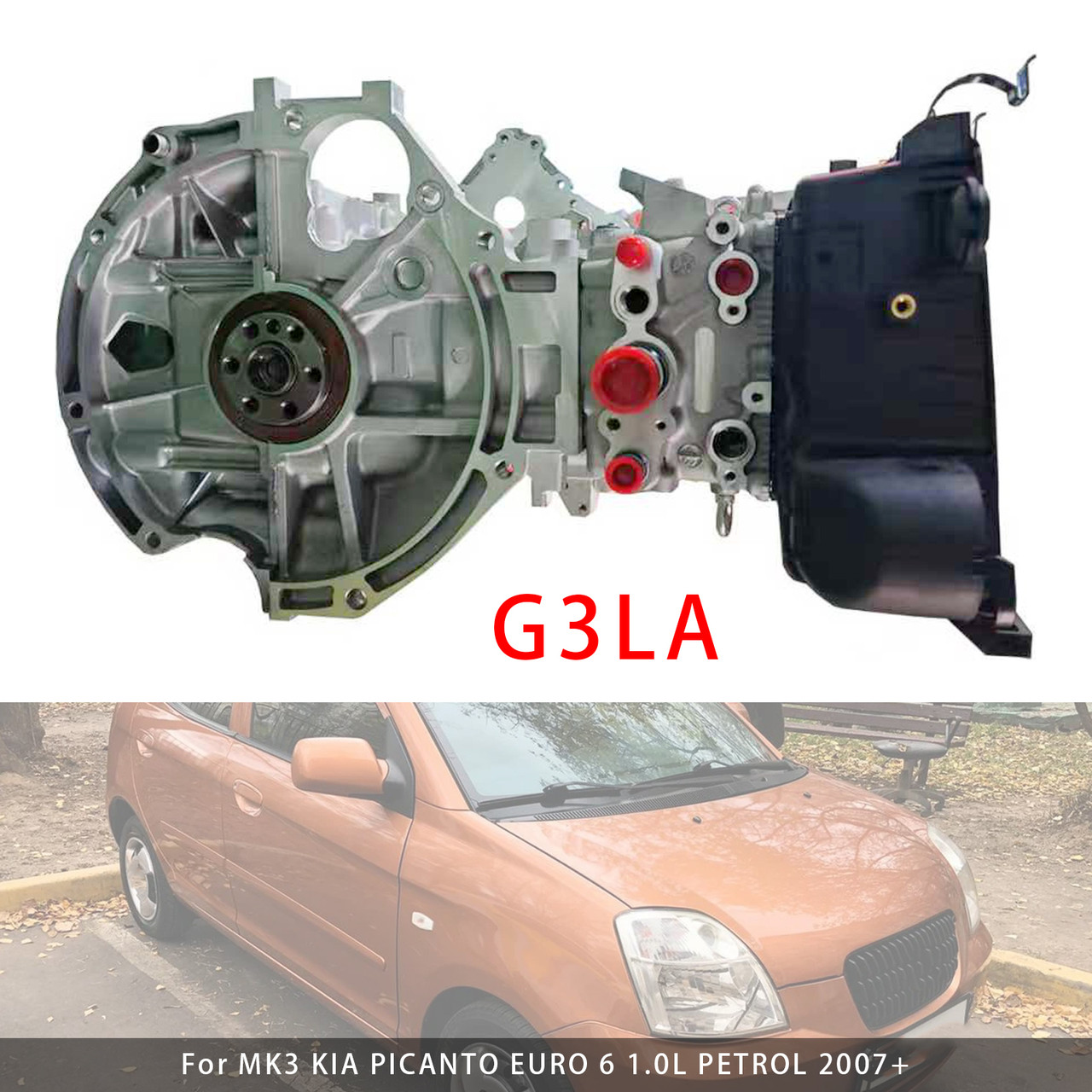 Brand New G3LA Engine Block Assembly For MK3 KIA PICANTO EURO 6 1.0L PETROL 07+