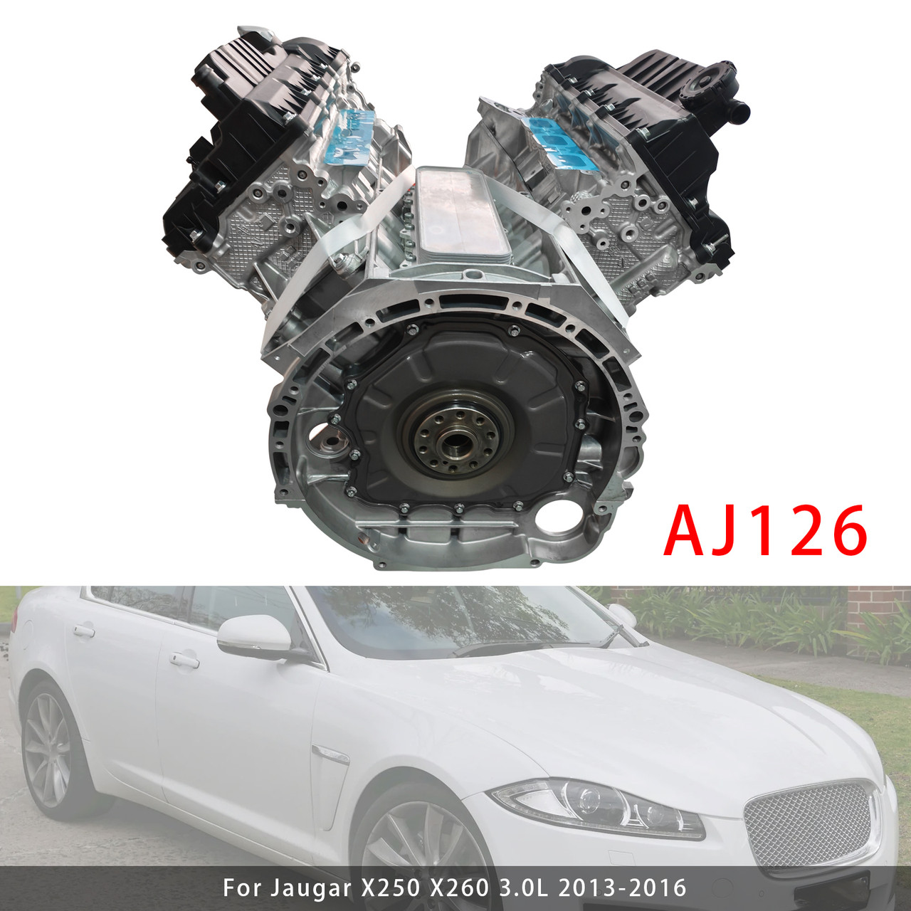 2014-2016 Jaugar F-Type X152 3.0L Brand New Long Engine Block Assy AJ126